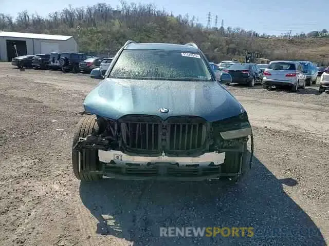 15 fotografías del automóvil dañado 5UX23EM04P9P66602 BMW X7 2023