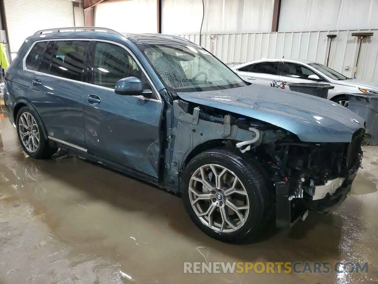 4 fotografías del automóvil dañado 5UX23EM04P9P66602 BMW X7 2023