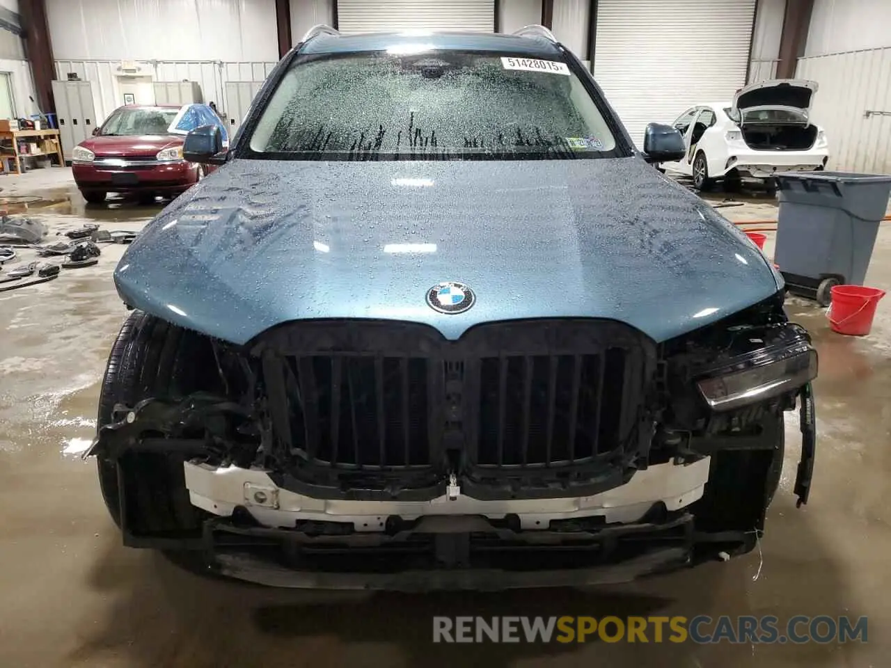 5 fotografías del automóvil dañado 5UX23EM04P9P66602 BMW X7 2023