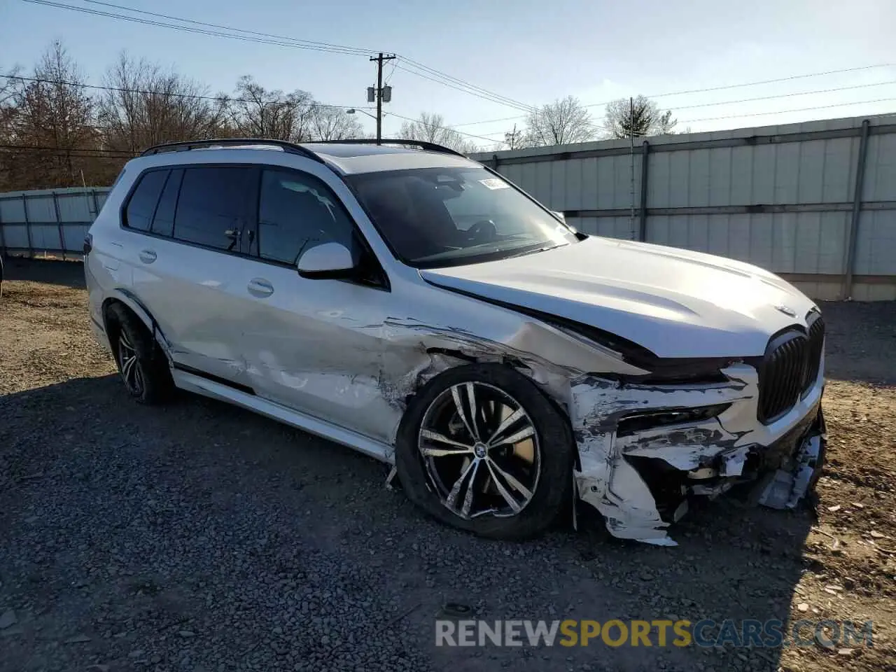 4 fotografías del automóvil dañado 5UX23EM06P9R22333 BMW X7 2023