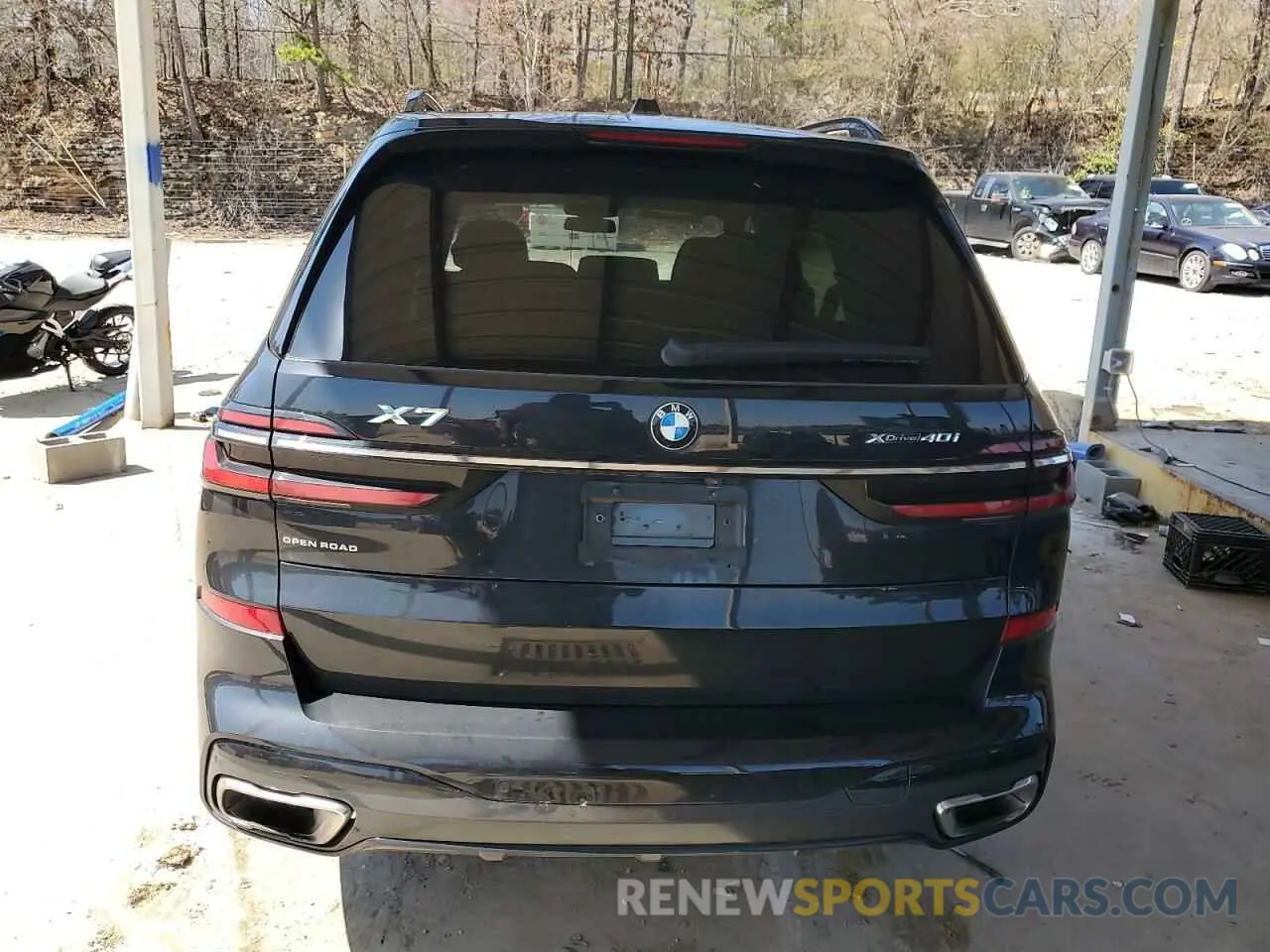 6 fotografías del automóvil dañado 5UX23EM07P9R68656 BMW X7 2023