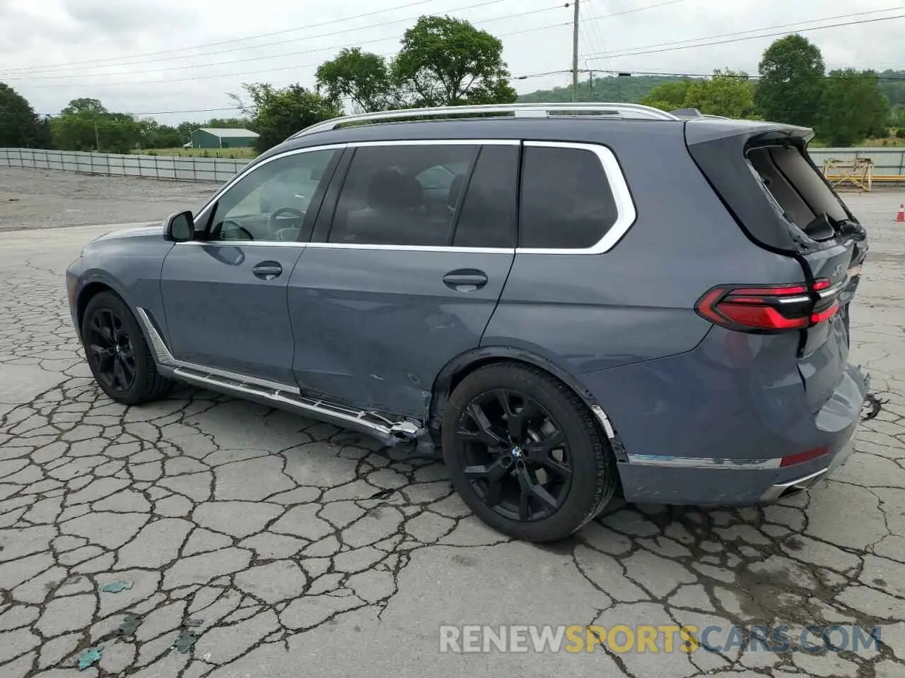 2 fotografías del automóvil dañado 5UX23EM08P9N85017 BMW X7 2023