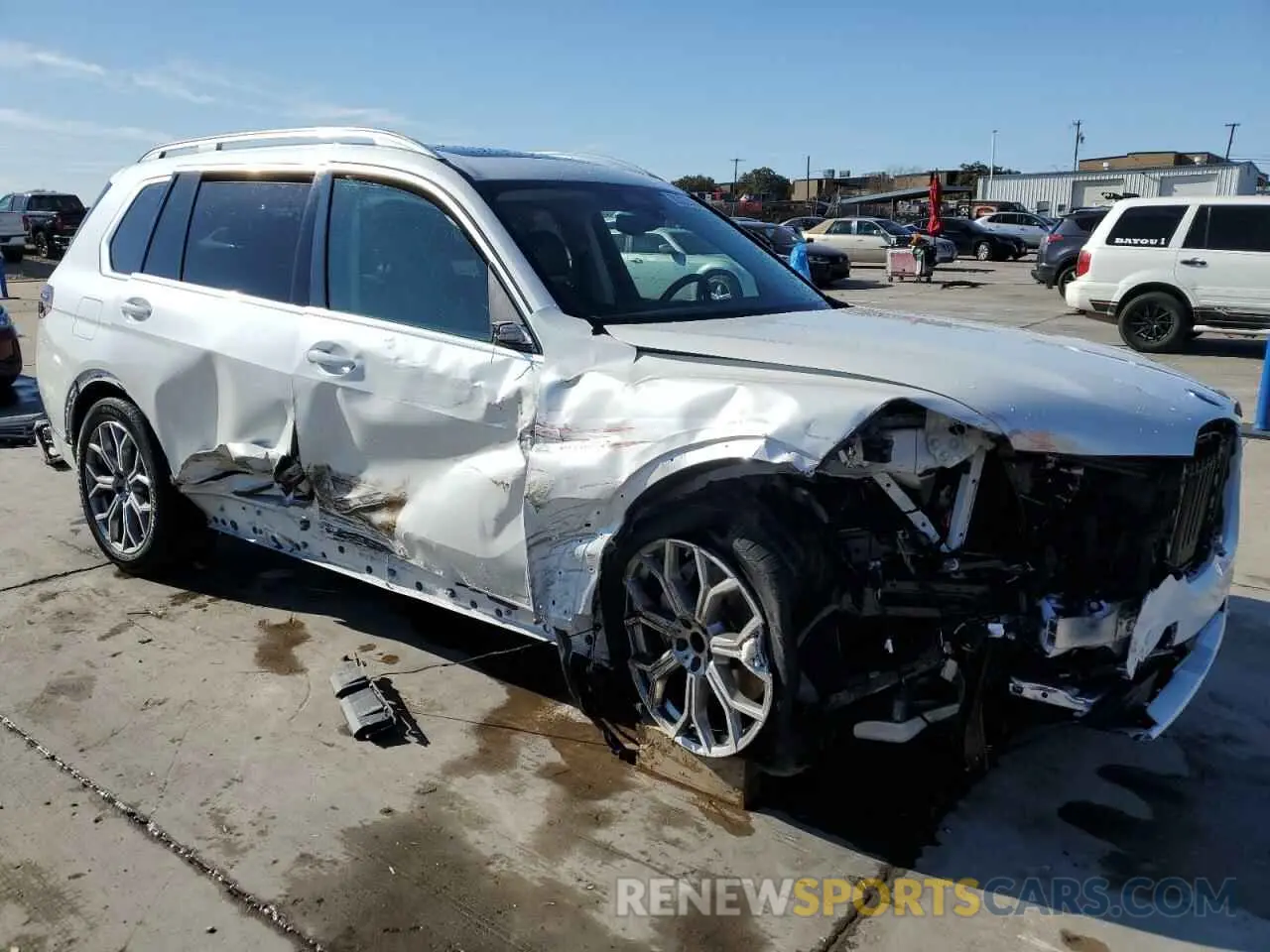 4 fotografías del automóvil dañado 5UX23EM09P9R20317 BMW X7 2023