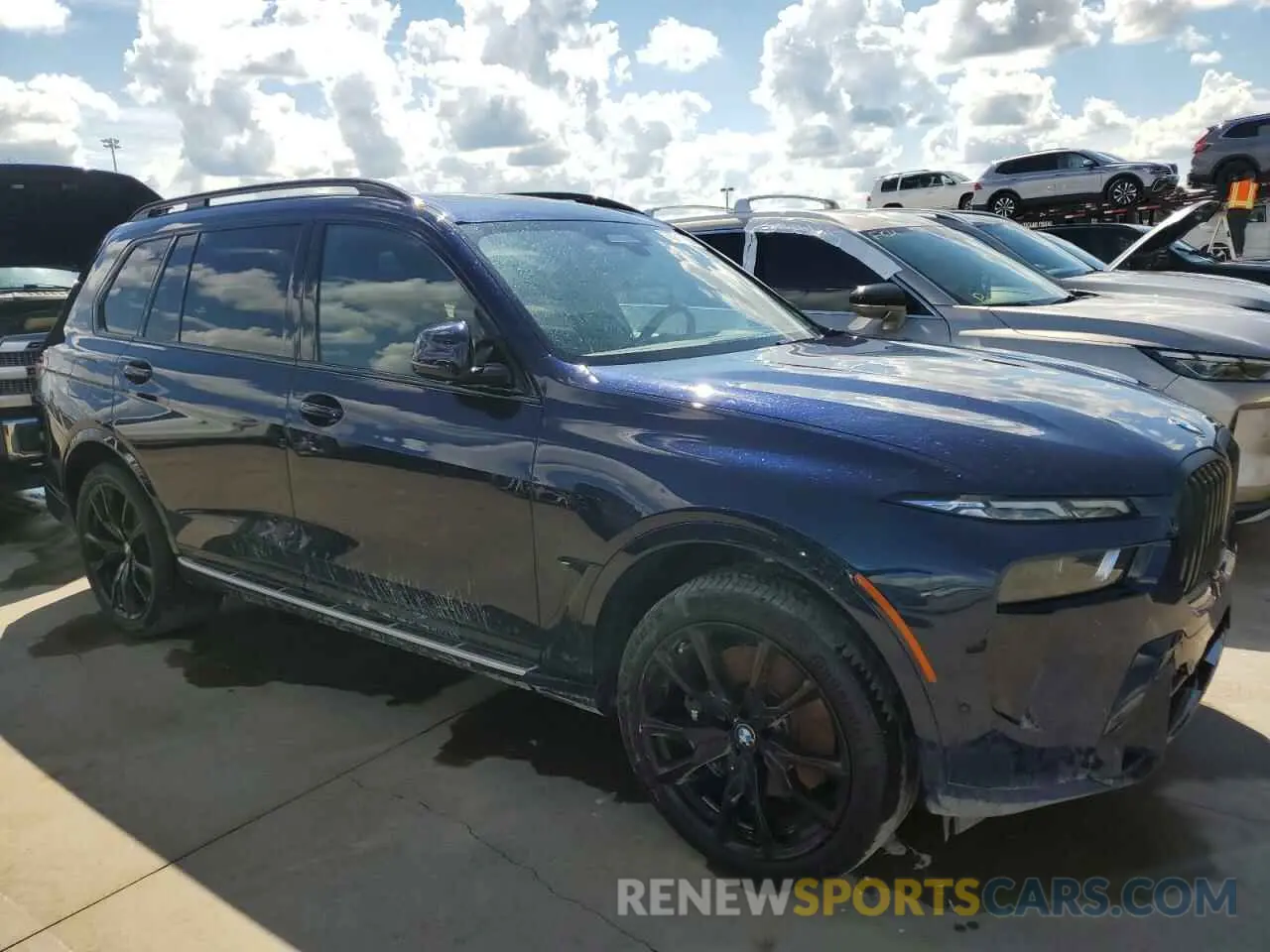 4 fotografías del automóvil dañado 5UX23EM0XP9R58980 BMW X7 2023