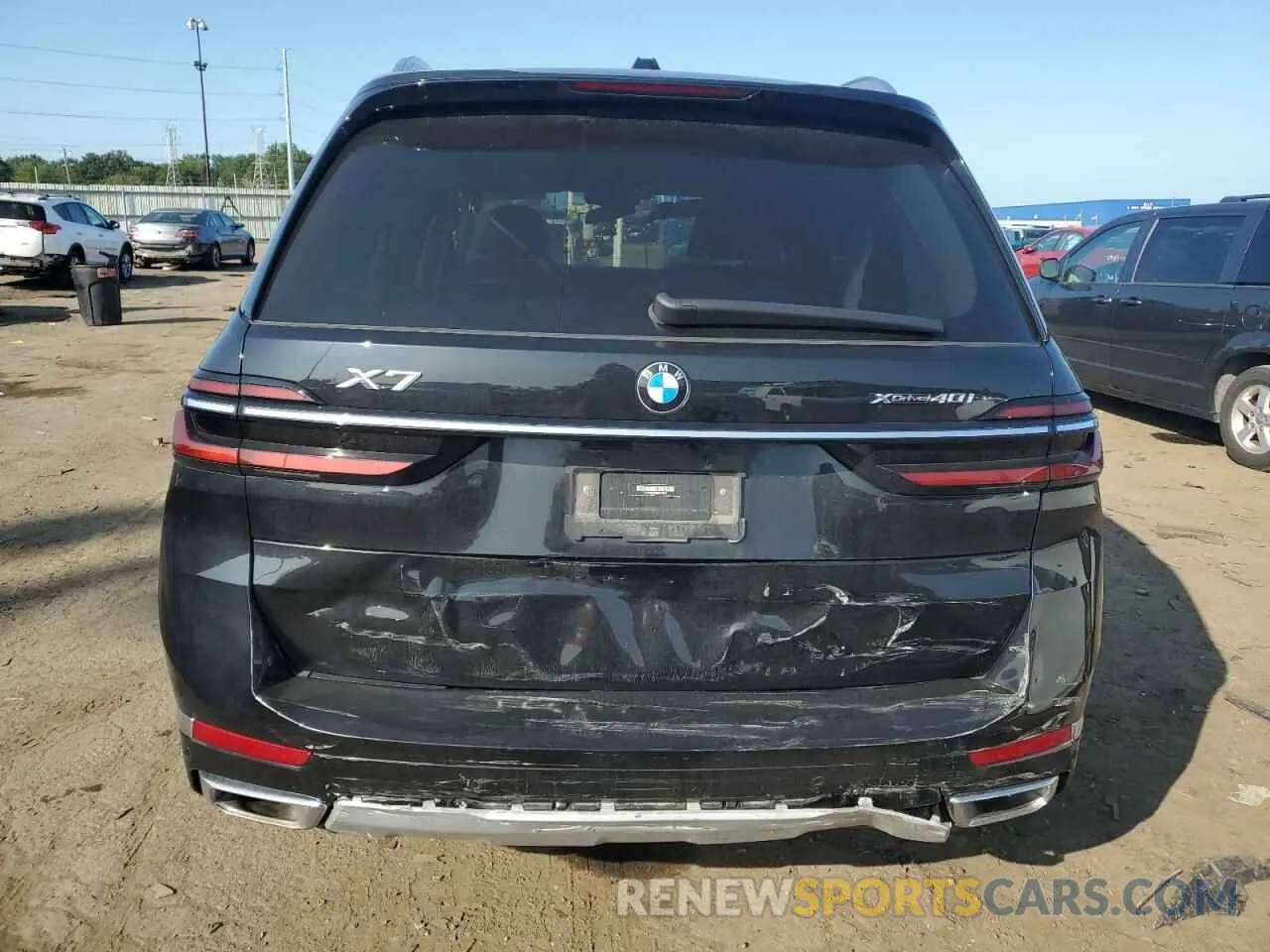 6 fotografías del automóvil dañado 5UX23EM02R9S46921 BMW X7 2024