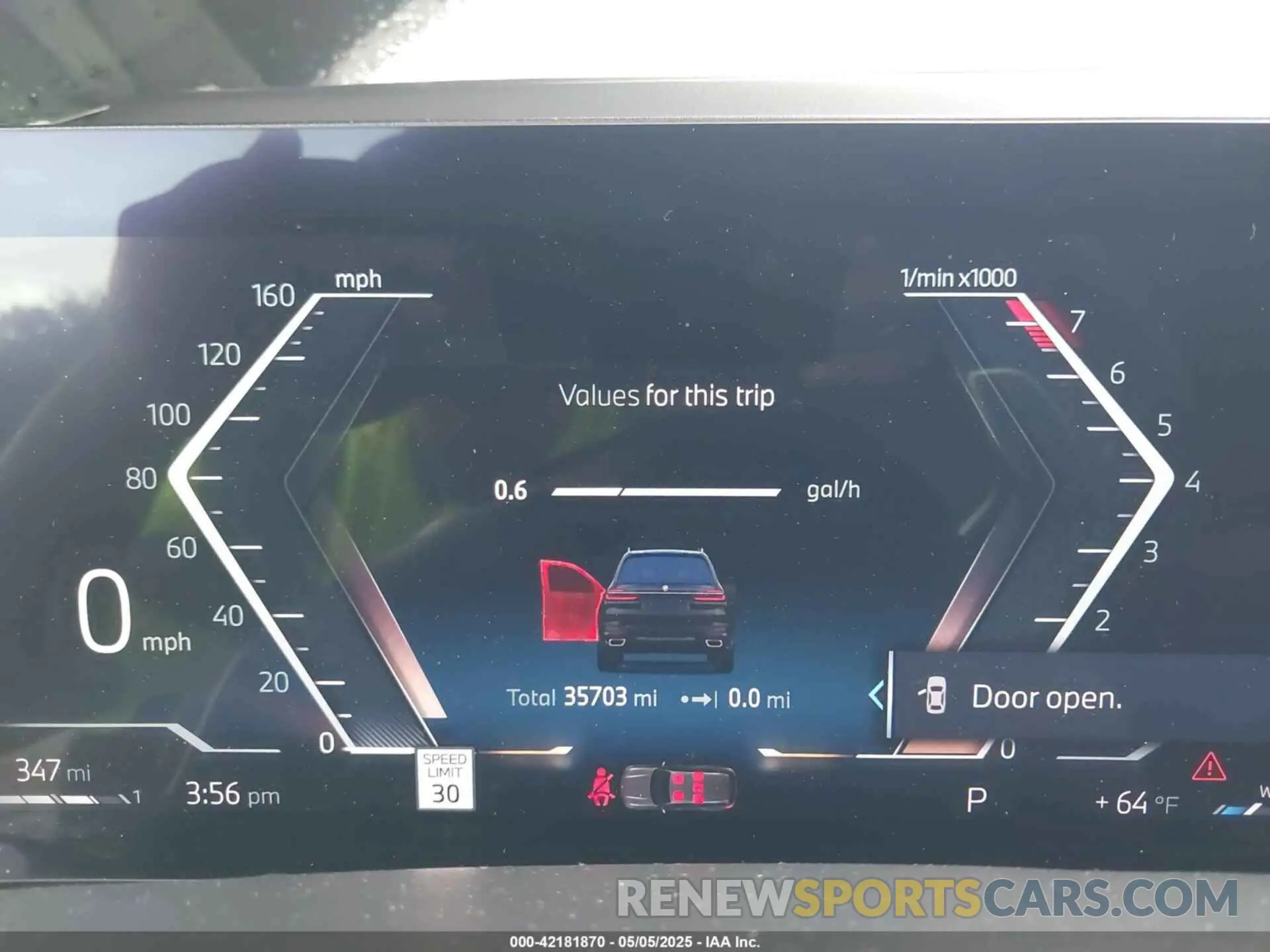 15 fotografías del automóvil dañado 5UX23EM02R9U56838 BMW X7 2024