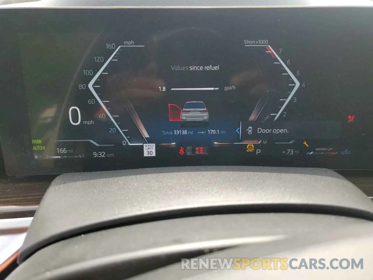 9 fotografías del automóvil dañado 5UX23EM03R9U92778 BMW X7 2024