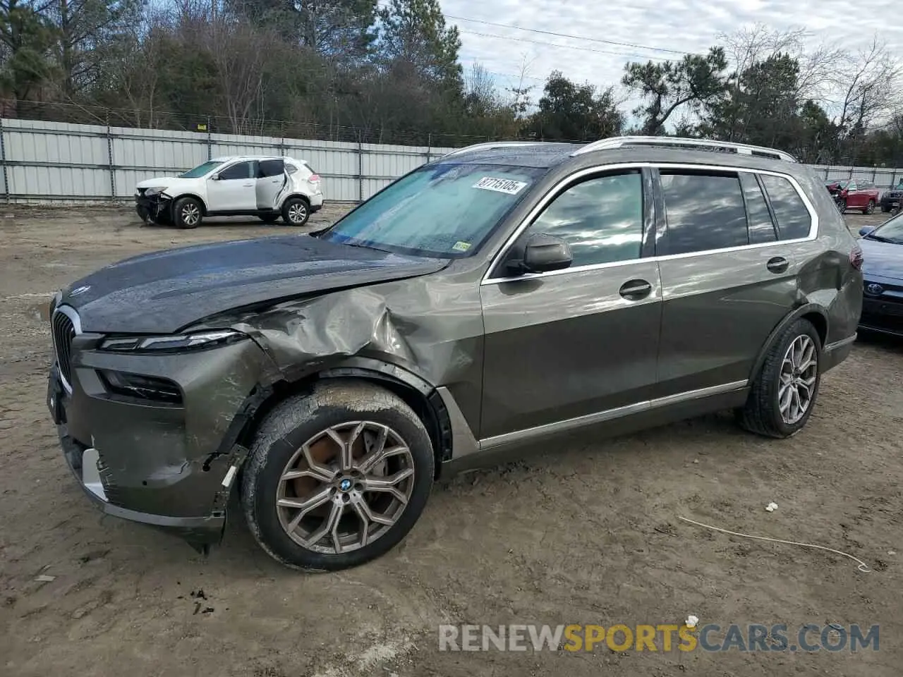1 fotografías del automóvil dañado 5UX23EM06R9T96515 BMW X7 2024