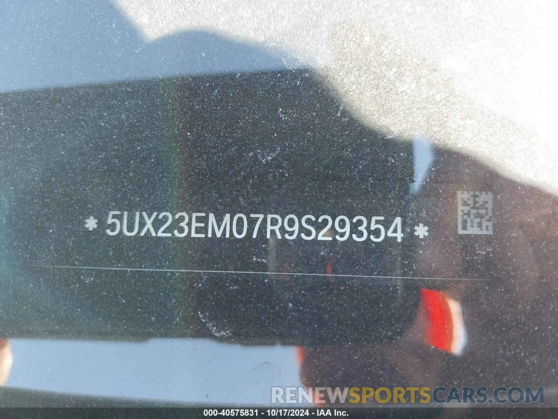 9 fotografías del automóvil dañado 5UX23EM07R9S29354 BMW X7 2024
