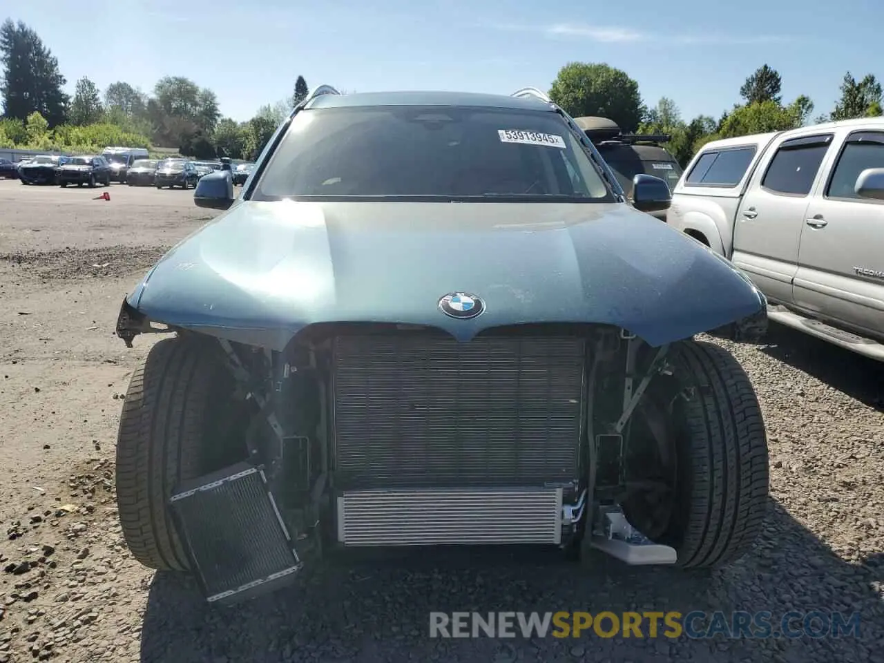 5 fotografías del automóvil dañado 5UX23EM01S9W56339 BMW X7 2025