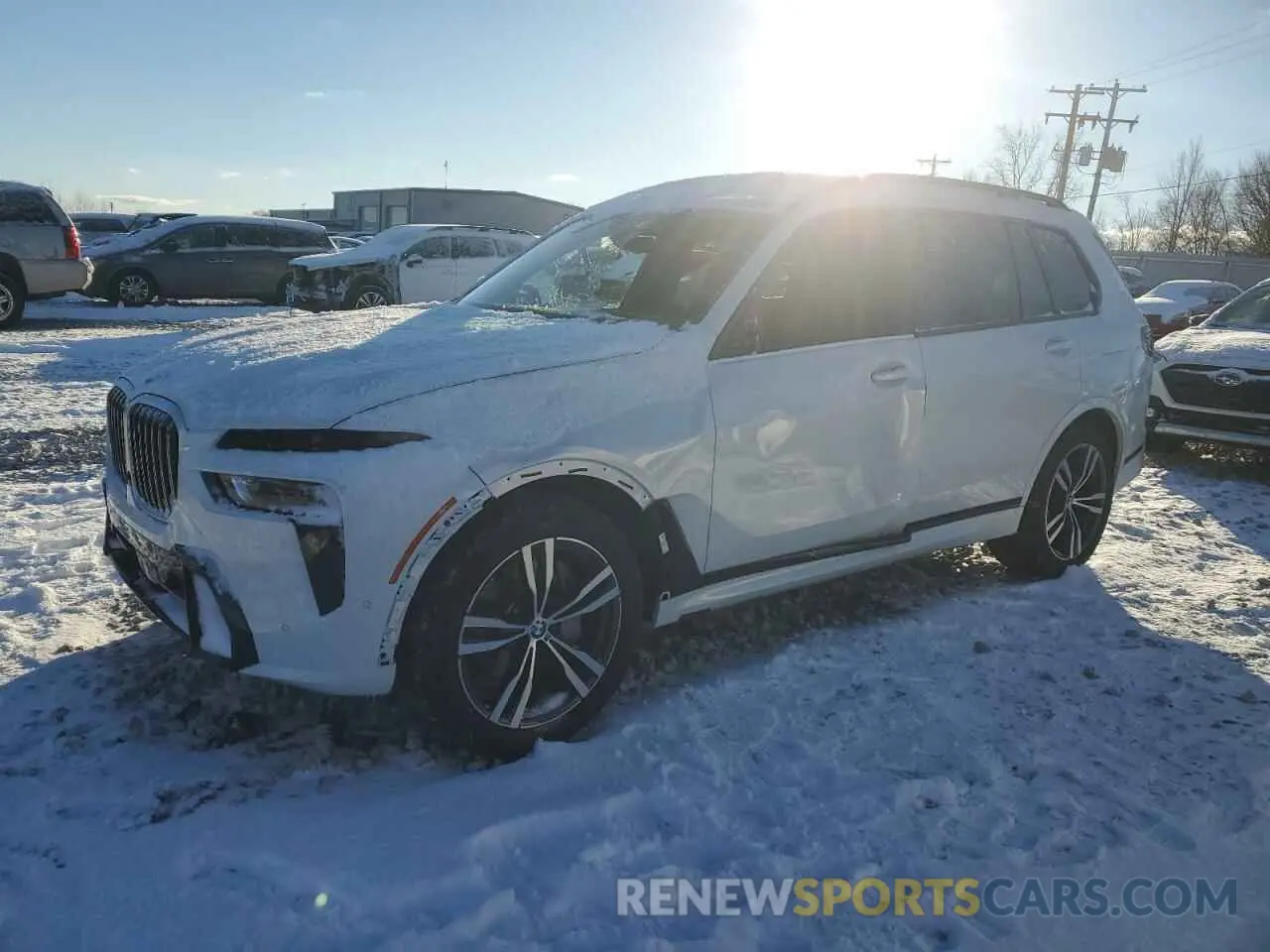 1 fotografías del automóvil dañado 5UX23EM02S9Y40785 BMW X7 2025