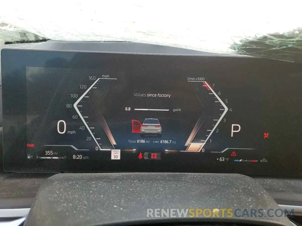 9 fotografías del automóvil dañado 5UX23EM04S9W63513 BMW X7 2025