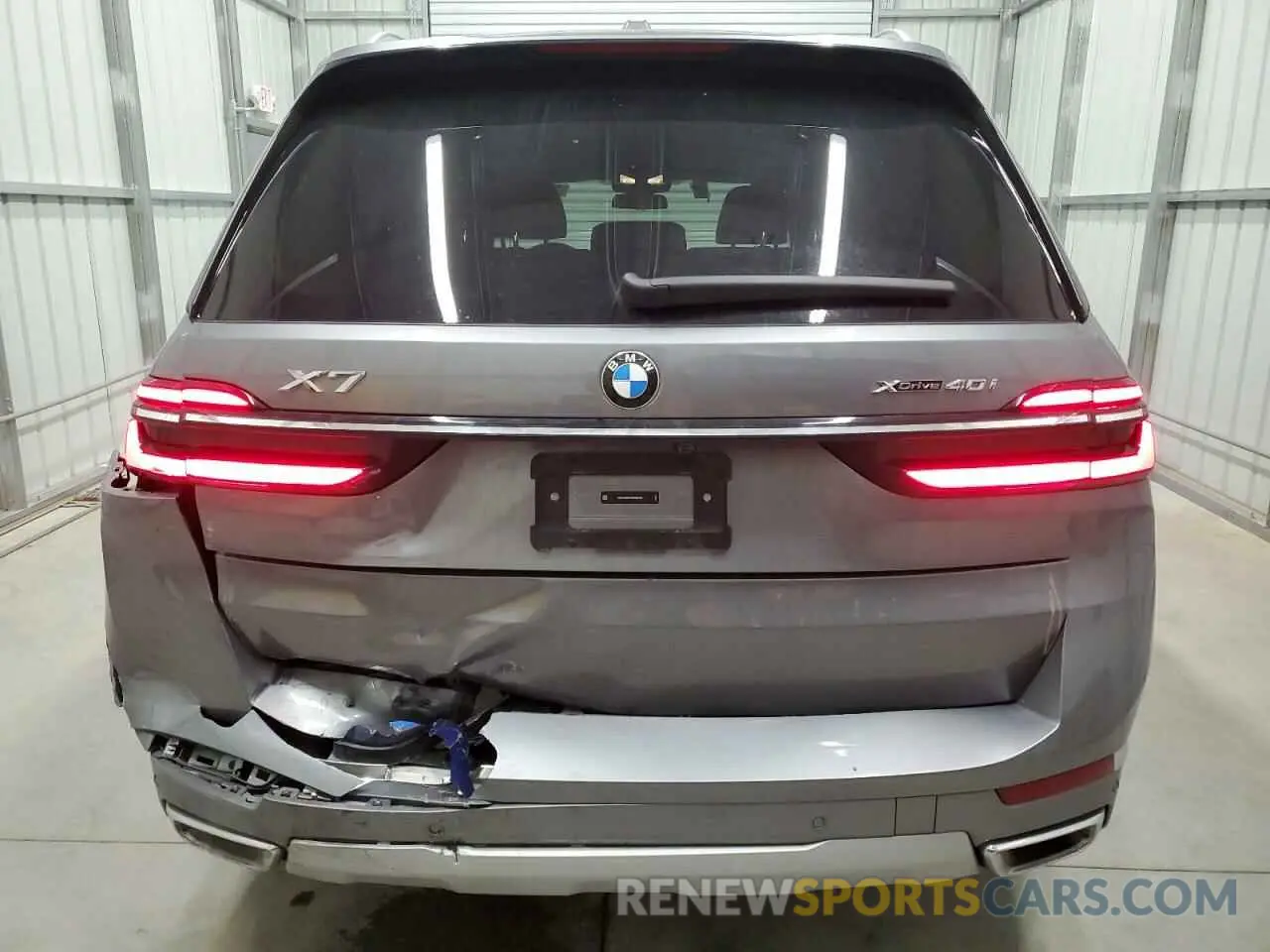 6 fotografías del automóvil dañado 5UX23EM07S9X65548 BMW X7 2025