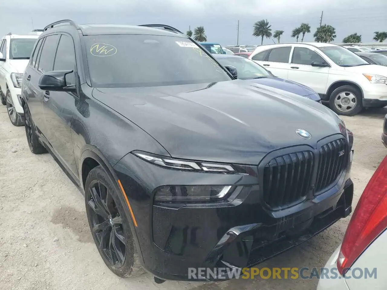 5 fotografías del automóvil dañado 5UX33EM01P9S00787 BMW X7 M60I 2023