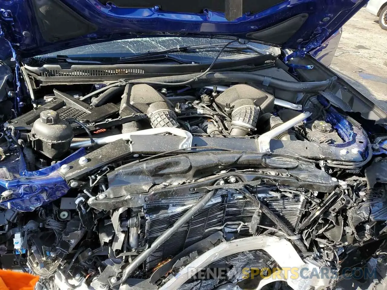 12 fotografías del automóvil dañado 5UX33EM09R9V11872 BMW X7 M60I 2024