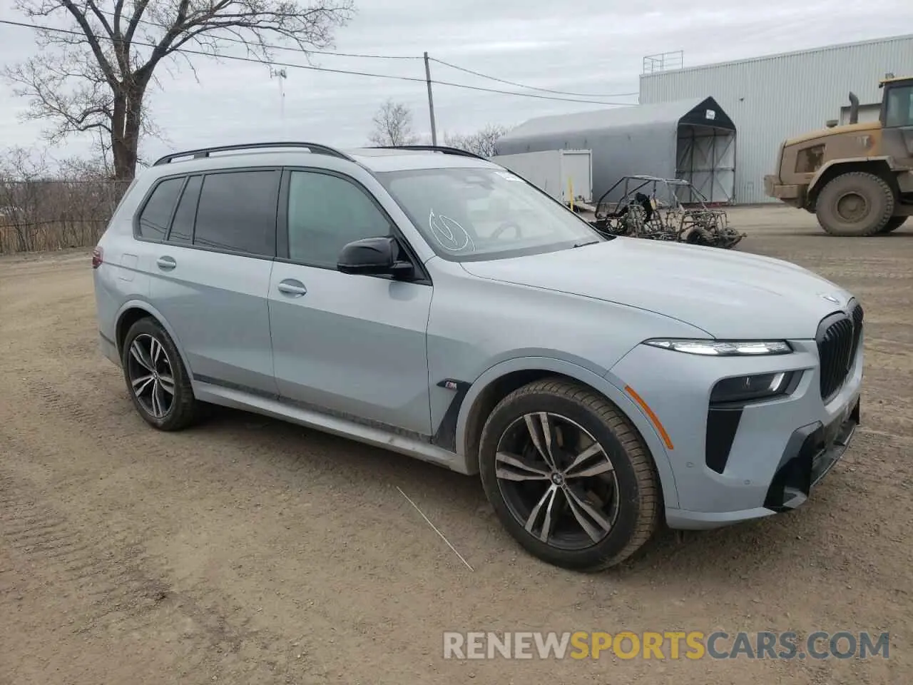 4 fotografías del automóvil dañado 5UX33EM0XR9S46475 BMW X7 M60I 2024