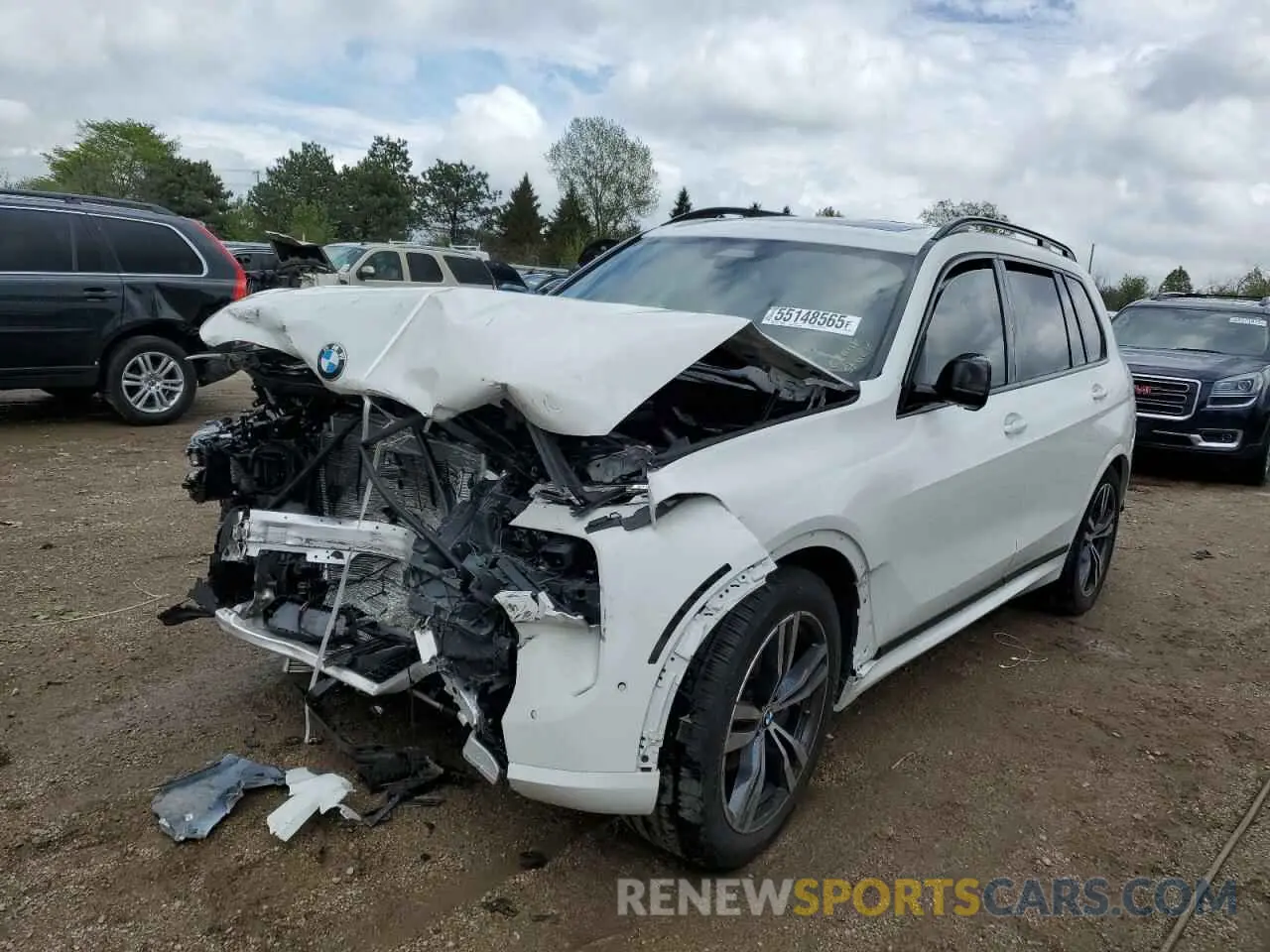 1 fotografías del automóvil dañado 5UX33EM04S9W66870 BMW X7 M60I 2025