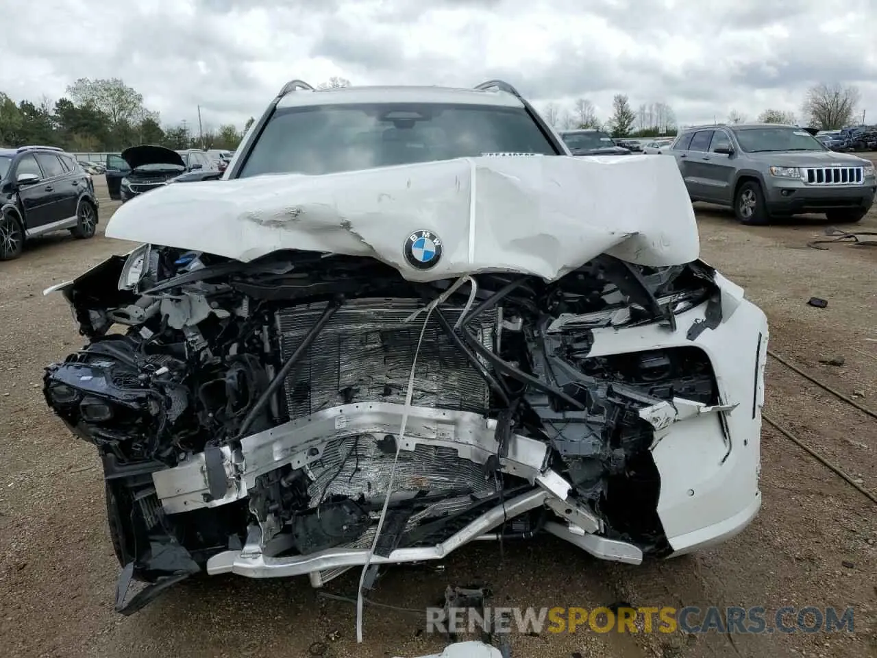 5 fotografías del automóvil dañado 5UX33EM04S9W66870 BMW X7 M60I 2025