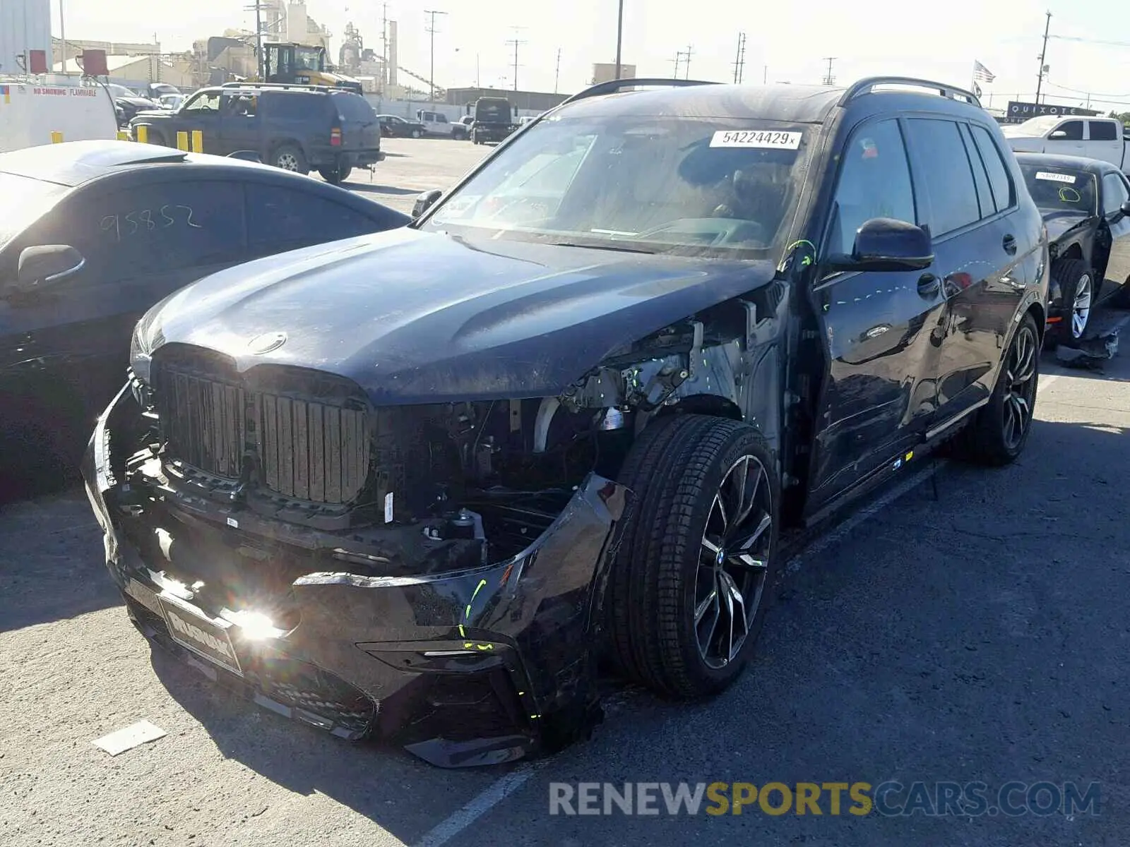 2 fotografías del automóvil dañado 5UXCW2C5XKL087534 BMW X7 XDRIVE4 2019
