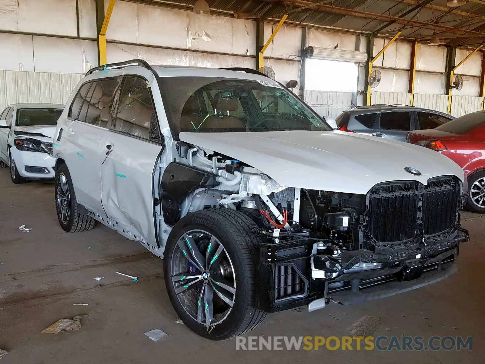 1 fotografías del automóvil dañado 5UXCX4C55KLS37820 BMW X7 XDRIVE5 2019