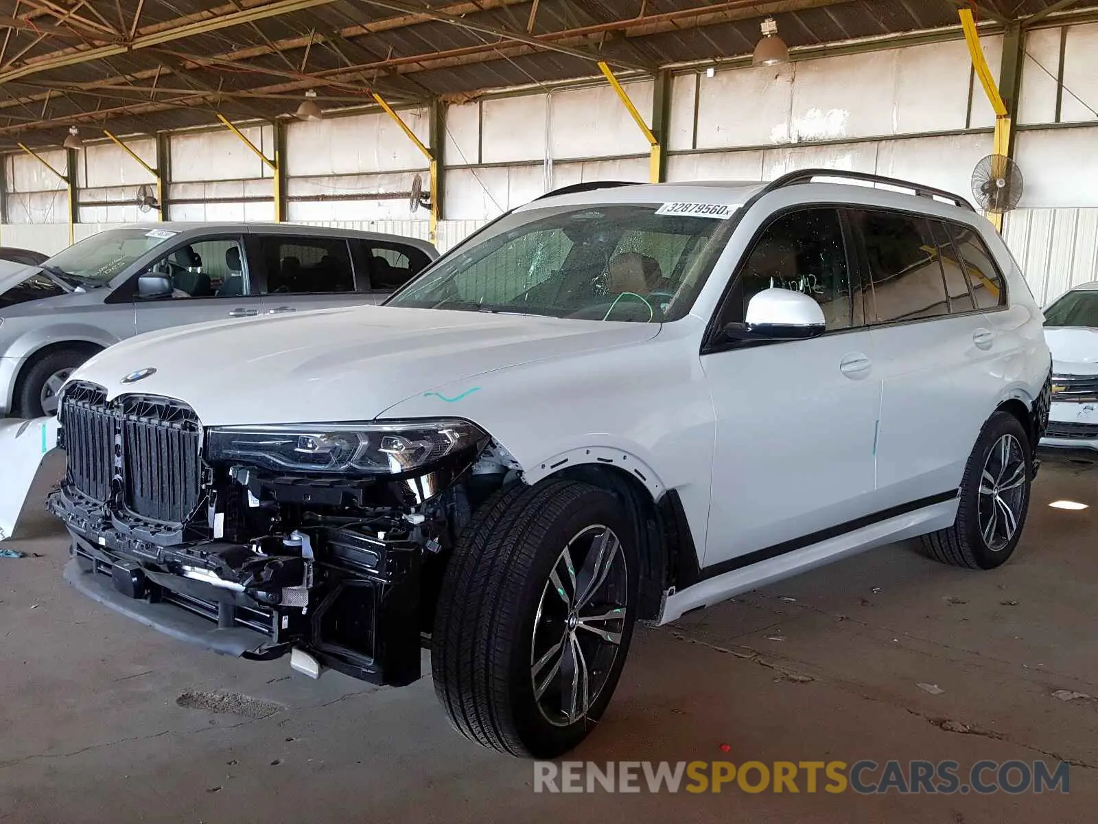 2 fotografías del automóvil dañado 5UXCX4C55KLS37820 BMW X7 XDRIVE5 2019