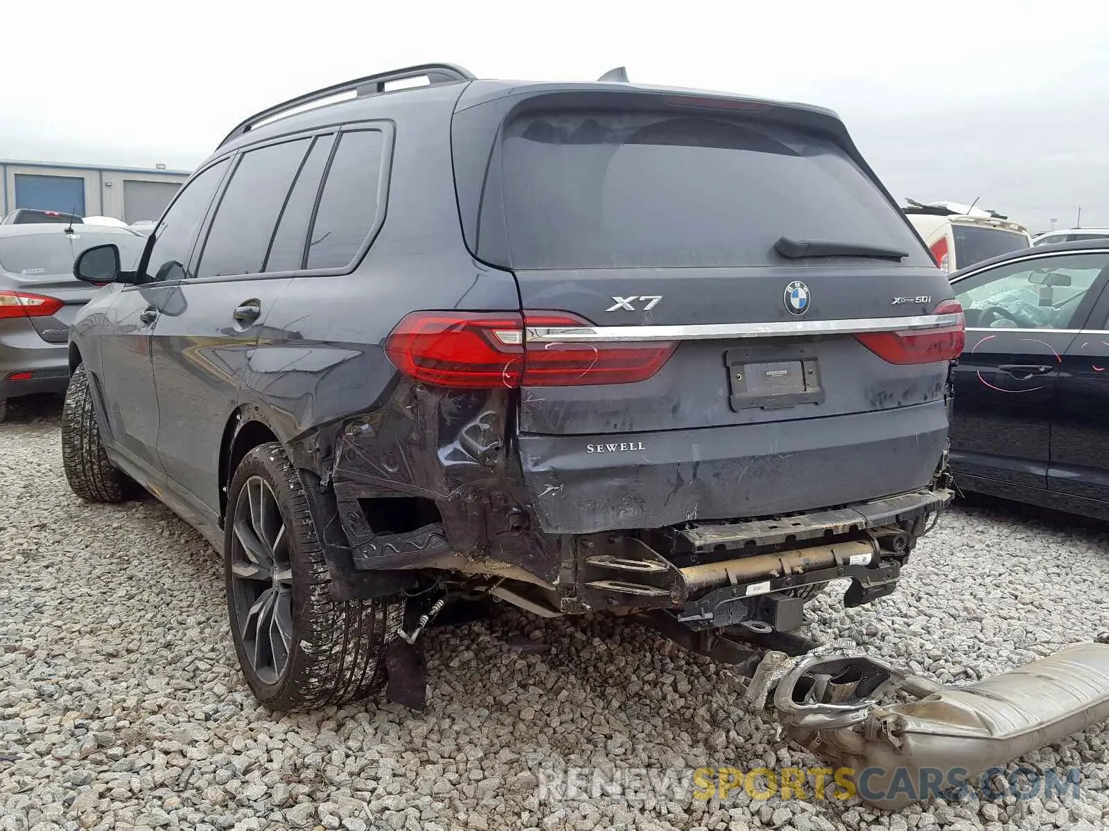 3 fotografías del automóvil dañado 5UXCX4C56KLS39155 BMW X7 XDRIVE5 2019