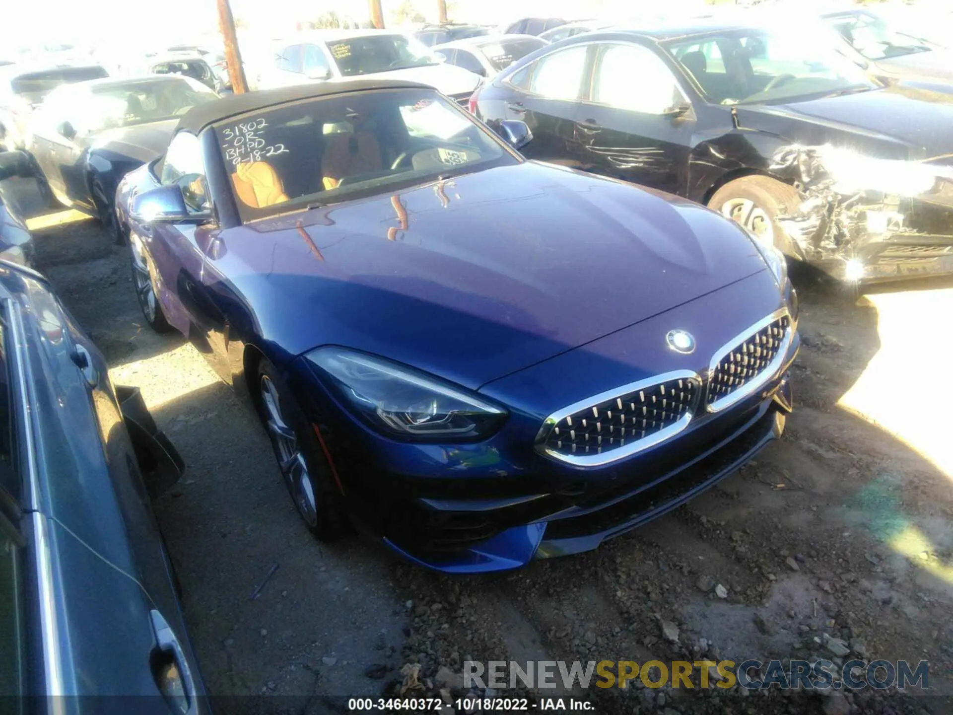 1 fotografías del automóvil dañado WBAHF3C57KWW49480 BMW Z4 2019