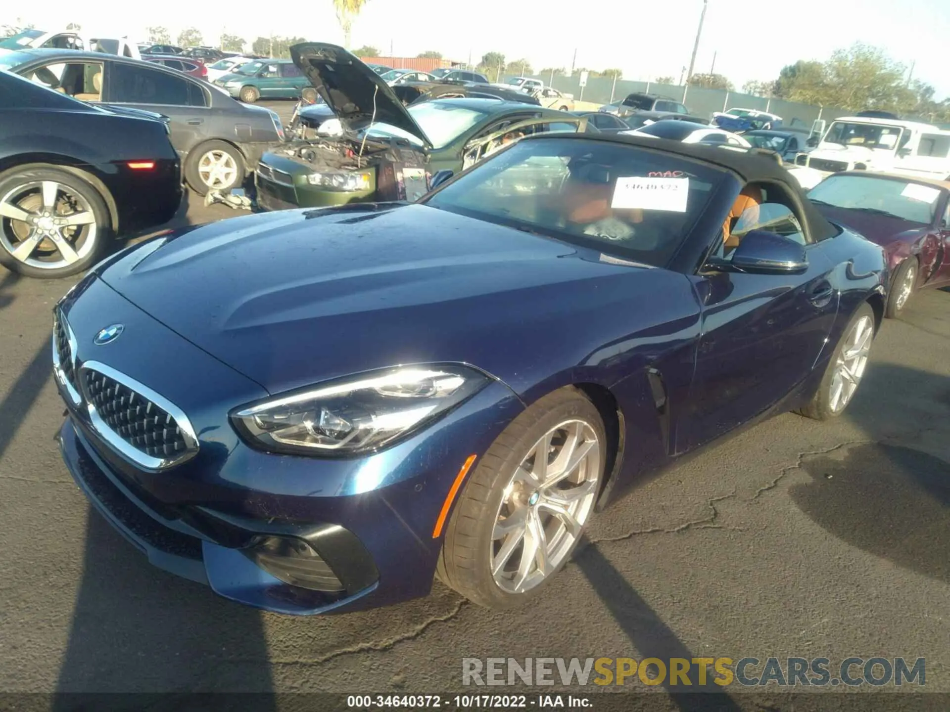 2 fotografías del automóvil dañado WBAHF3C57KWW49480 BMW Z4 2019