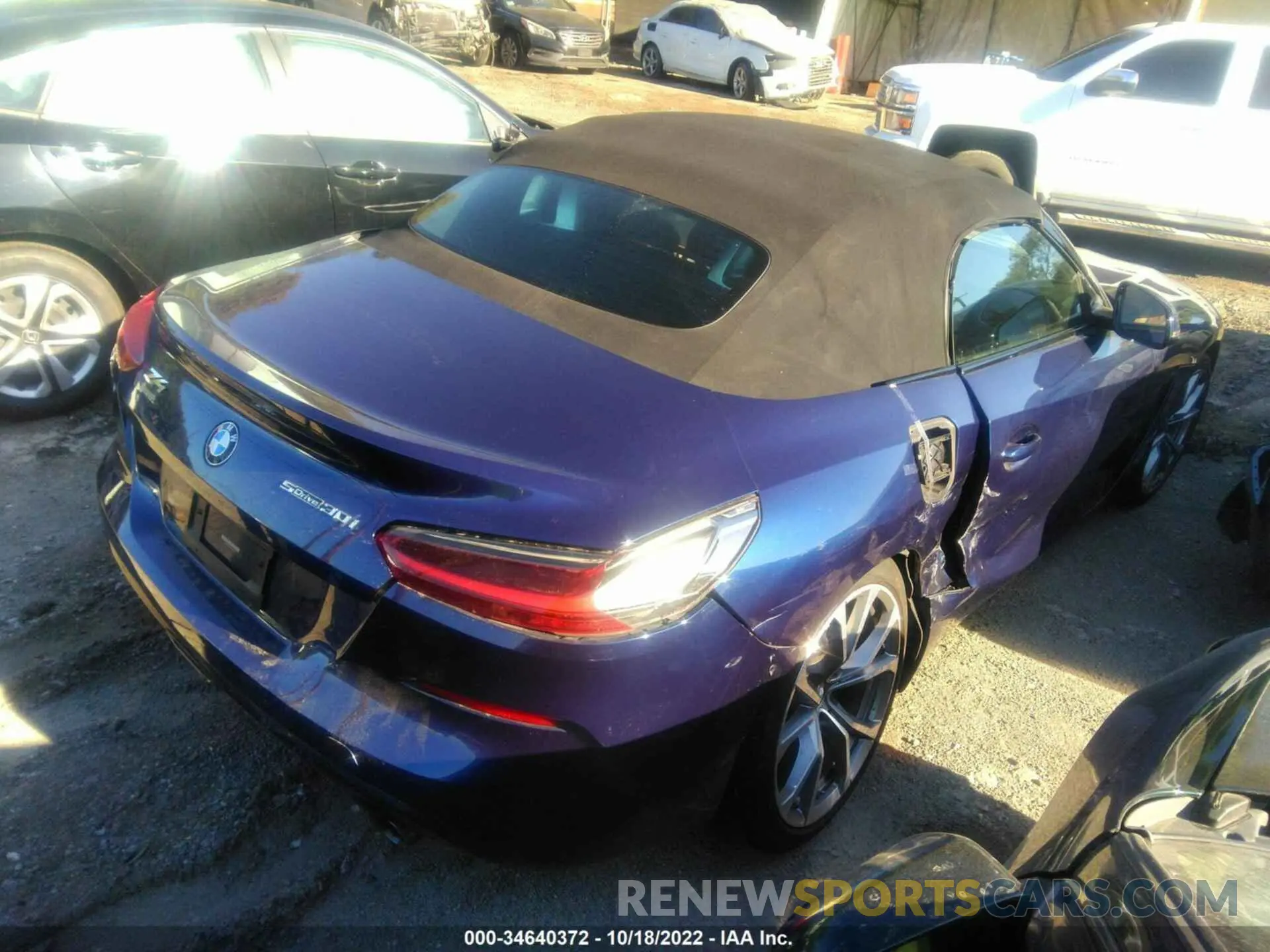 4 fotografías del automóvil dañado WBAHF3C57KWW49480 BMW Z4 2019