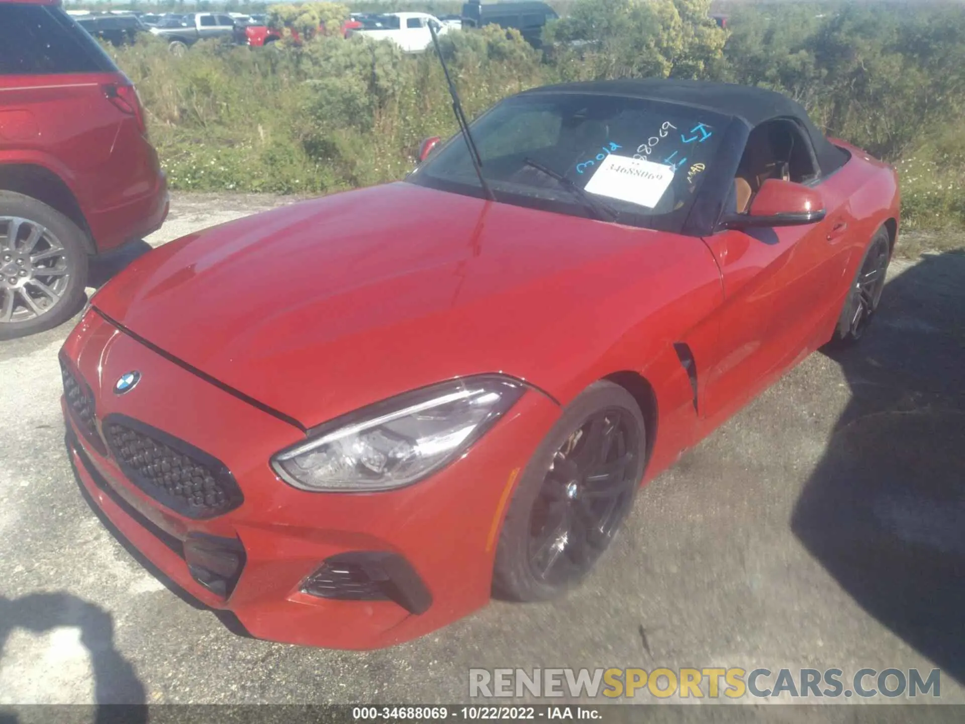 2 fotografías del automóvil dañado WBAHF3C58KWW30999 BMW Z4 2019