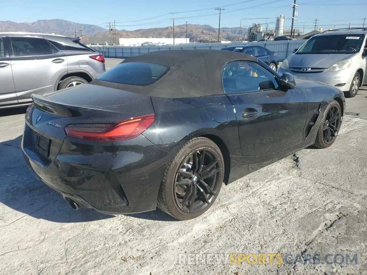 3 fotografías del automóvil dañado WBAHF3C02LWW54463 BMW Z4 2020