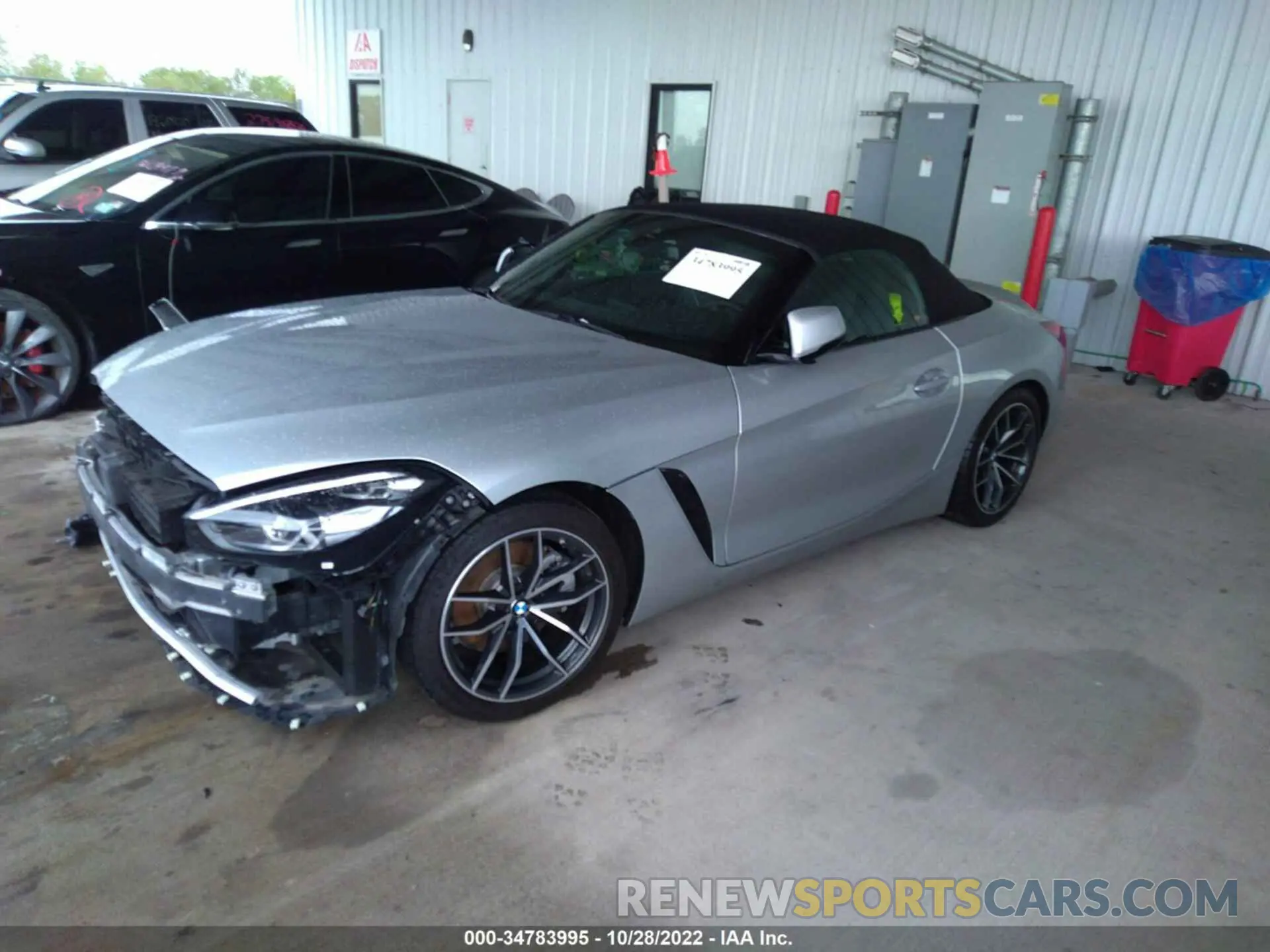 2 fotografías del automóvil dañado WBAHF3C07LWW57424 BMW Z4 2020
