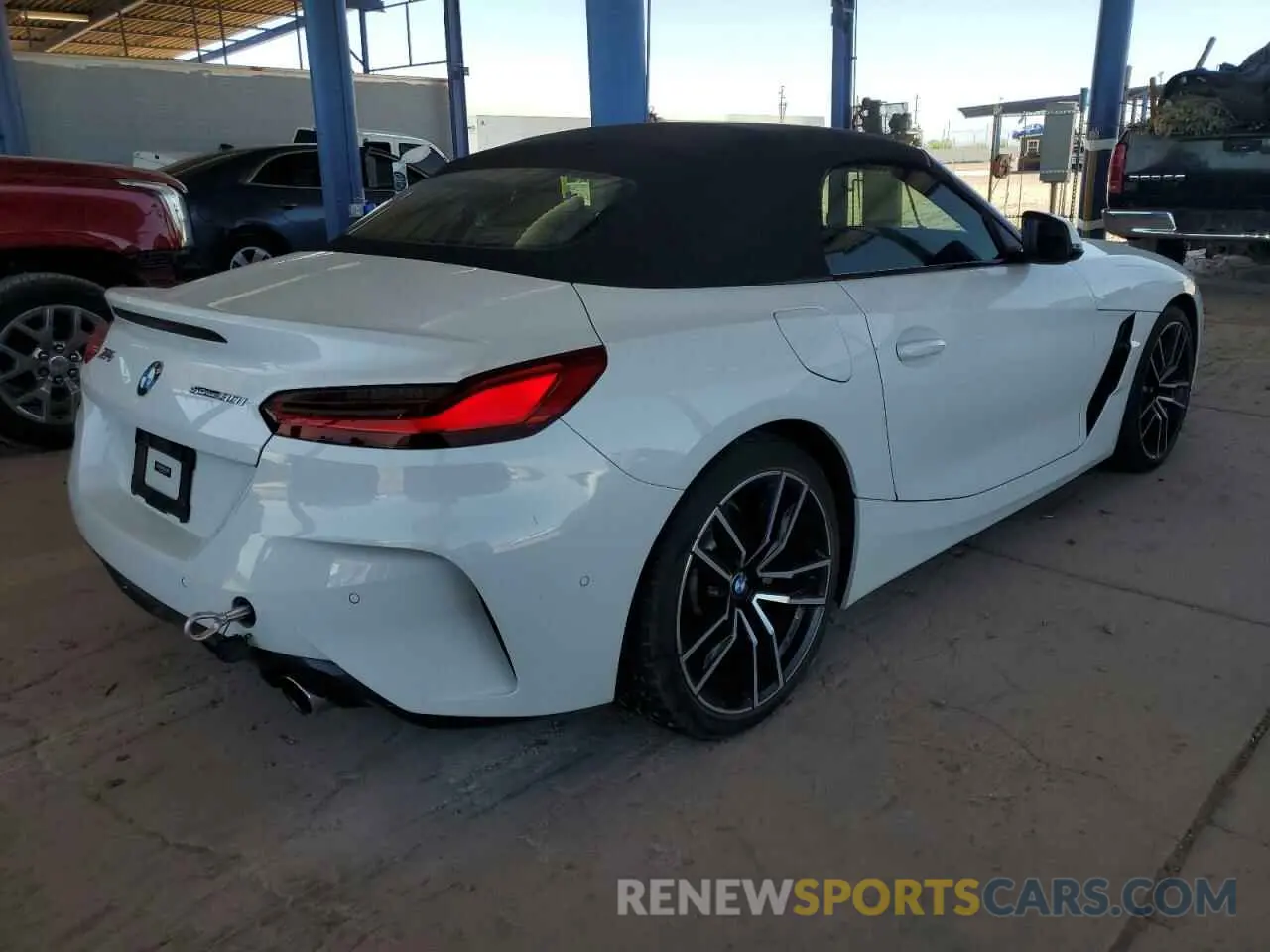 3 fotografías del automóvil dañado WBAHF3C0XLWW60530 BMW Z4 2020