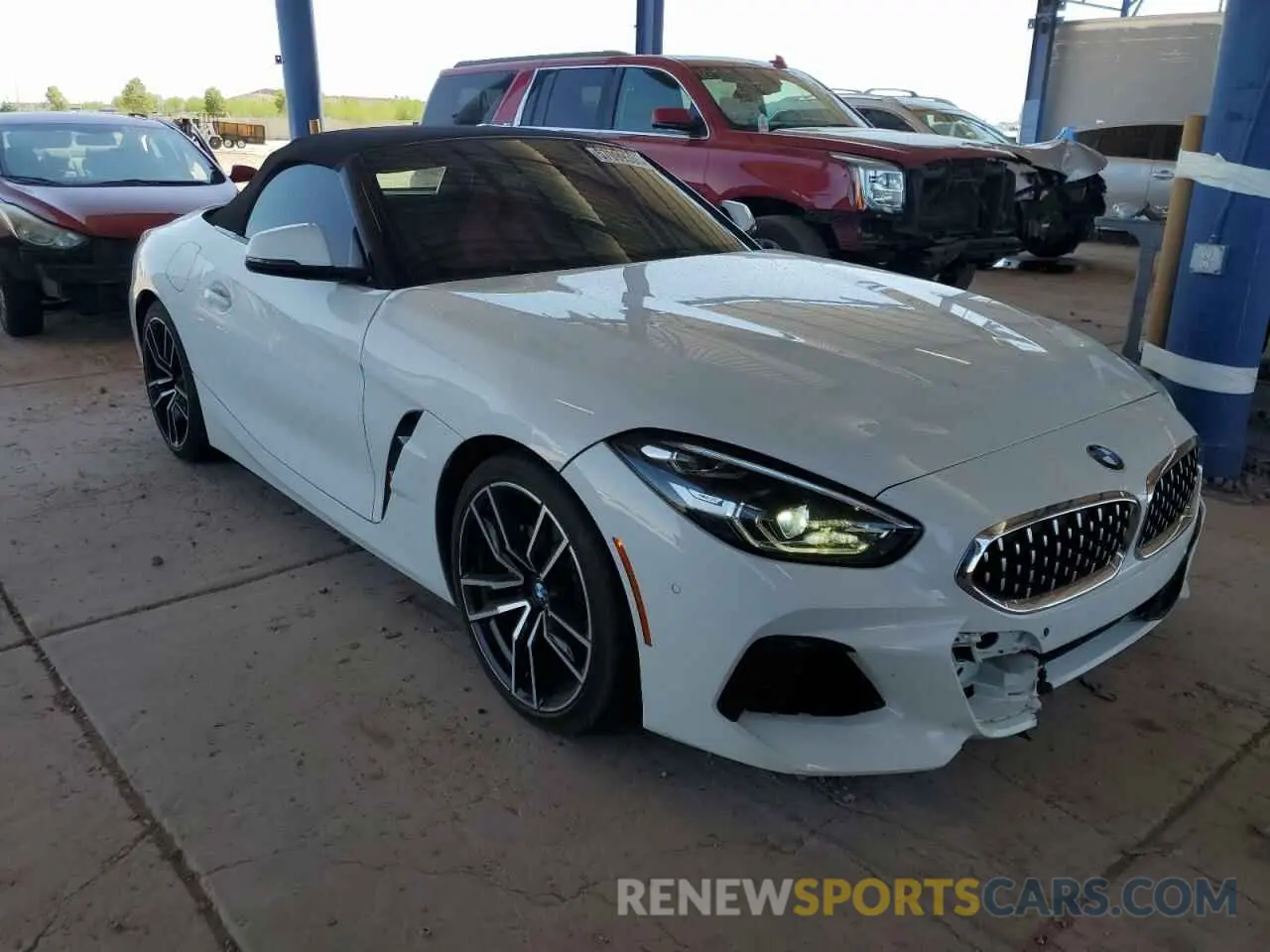 4 fotografías del automóvil dañado WBAHF3C0XLWW60530 BMW Z4 2020