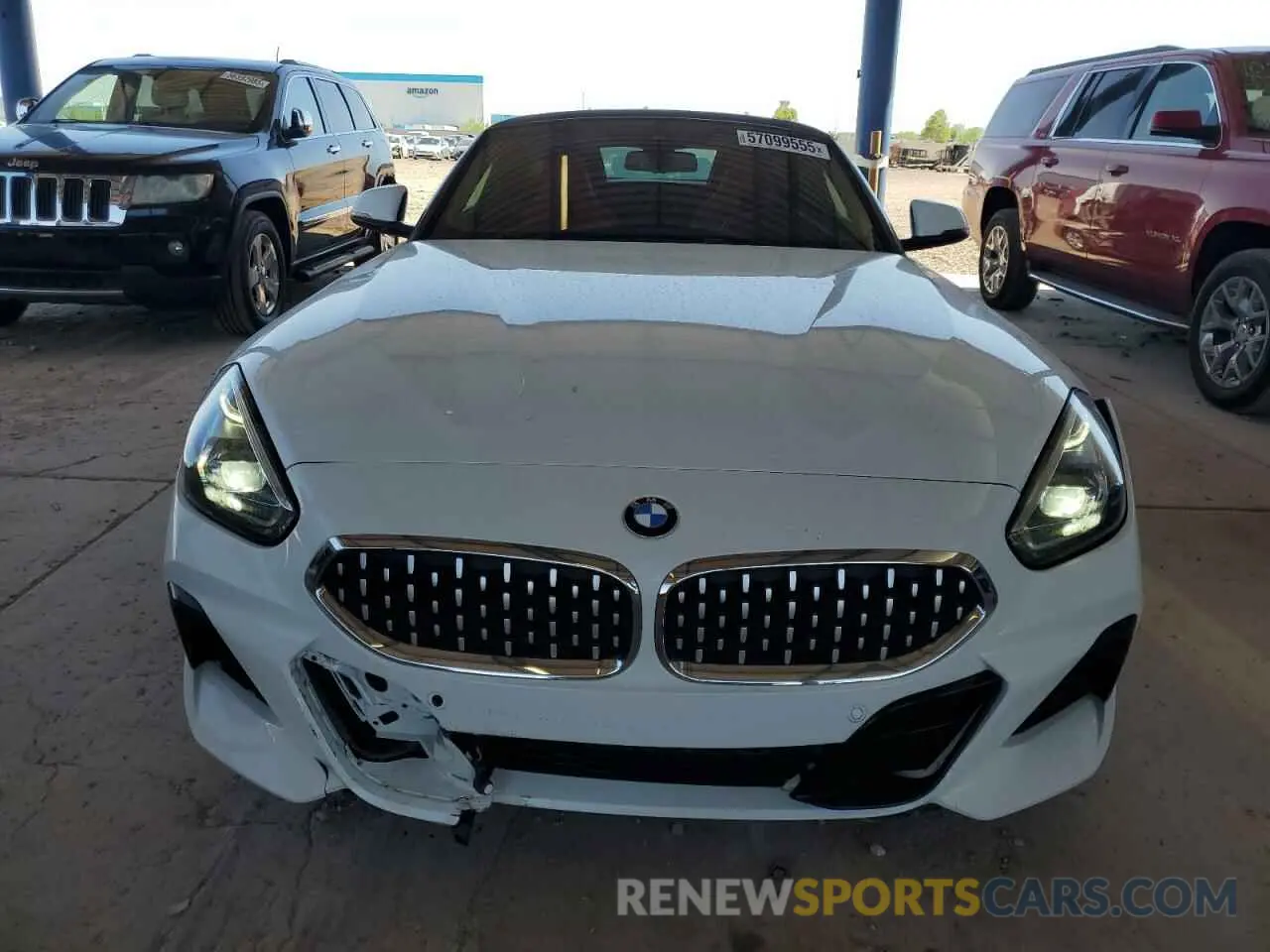 5 fotografías del automóvil dañado WBAHF3C0XLWW60530 BMW Z4 2020