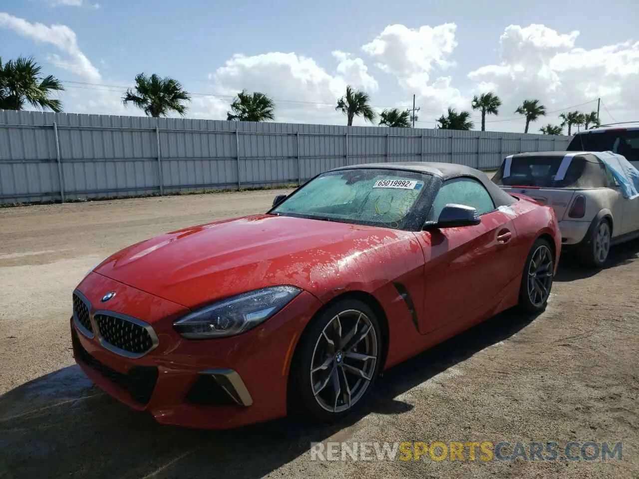 2 fotografías del automóvil dañado WBAHF9C03LWW69685 BMW Z4 2020