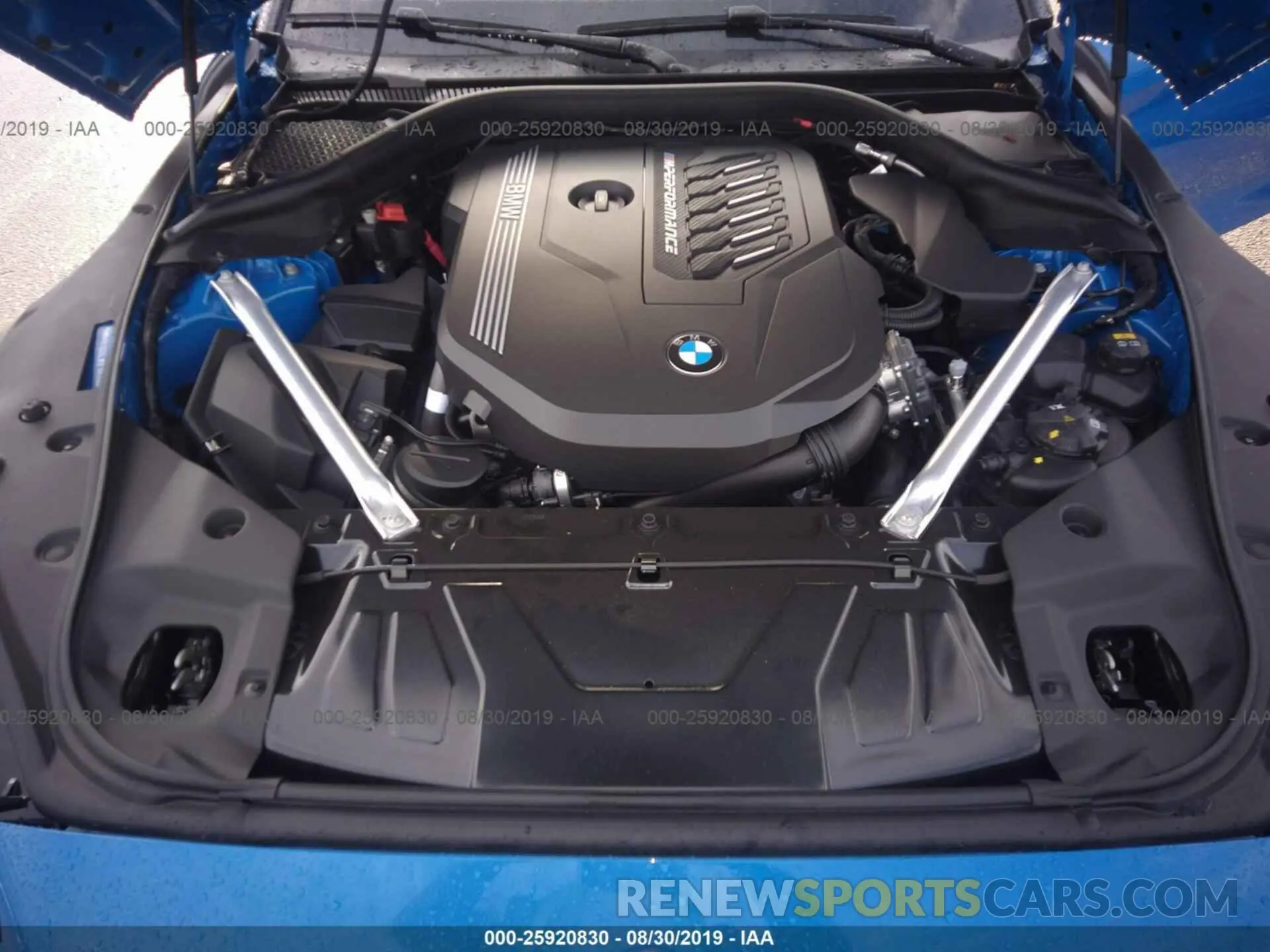 10 fotografías del automóvil dañado WBAHF9C05LWW38499 BMW Z4 2020