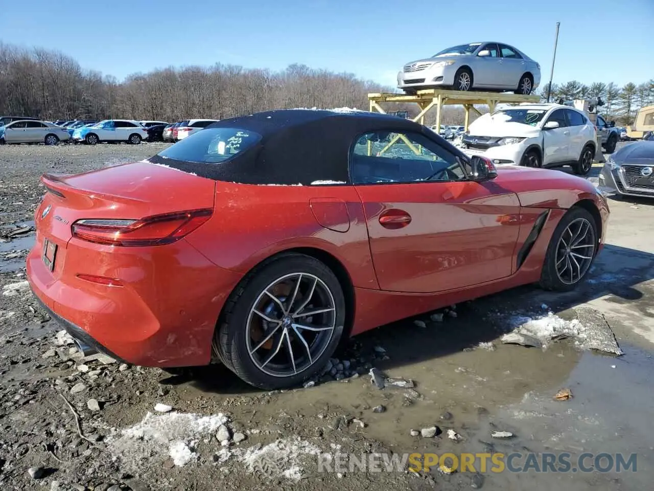3 fotografías del automóvil dañado WBAHF3C05MWX36897 BMW Z4 2021