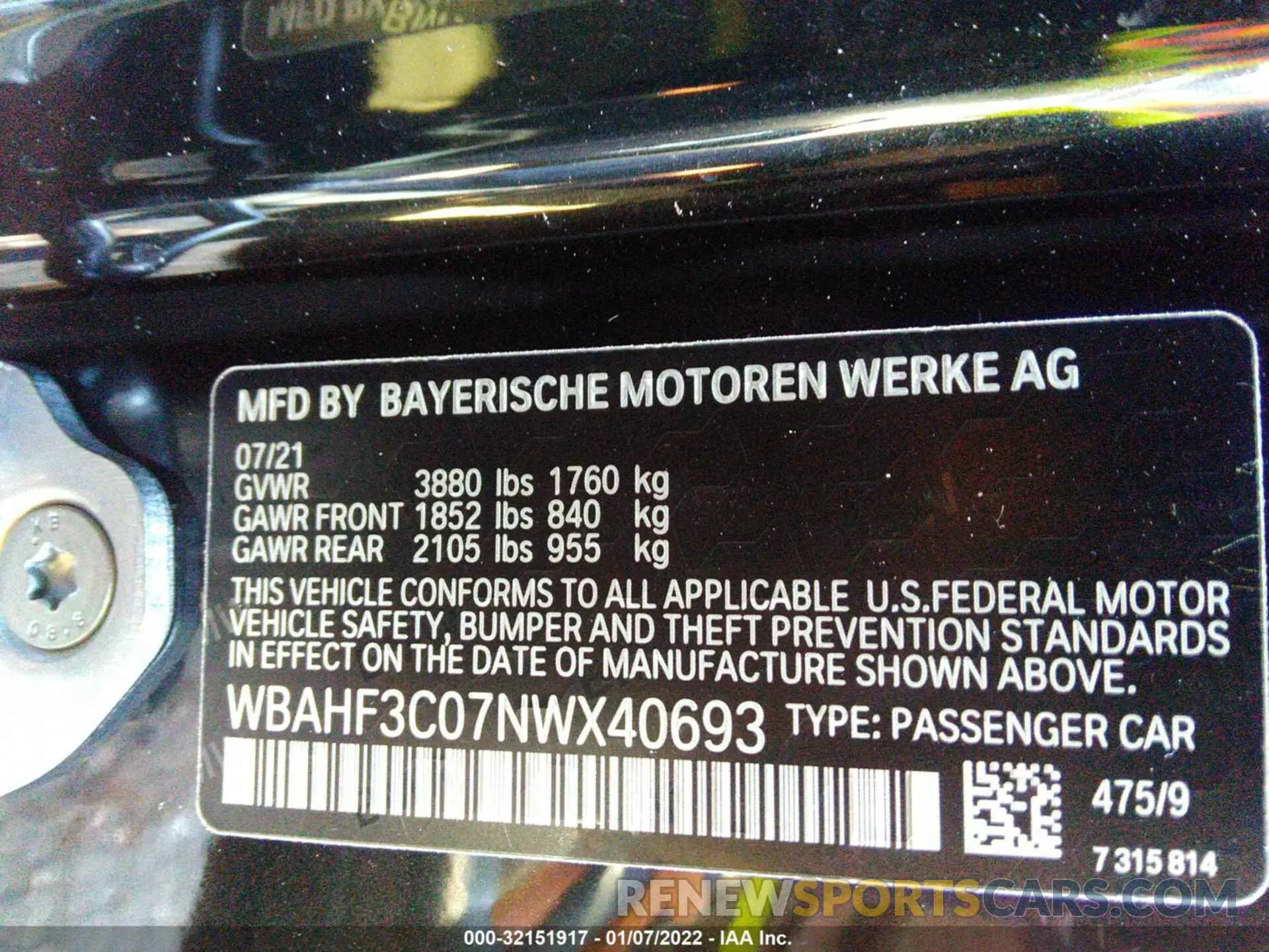 9 fotografías del automóvil dañado WBAHF3C07NWX40693 BMW Z4 2022