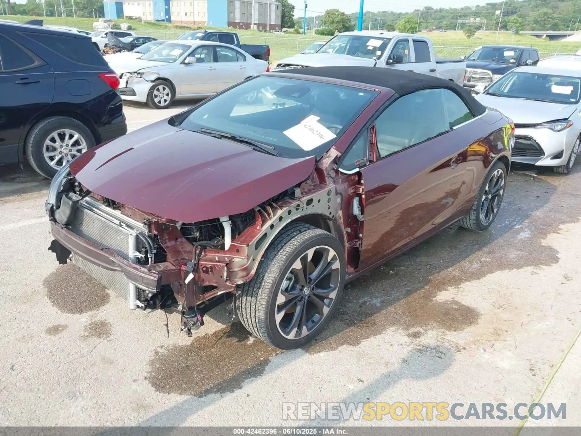 2 fotografías del automóvil dañado W04WH3N56KG317827 BUICK CASCADA 2019