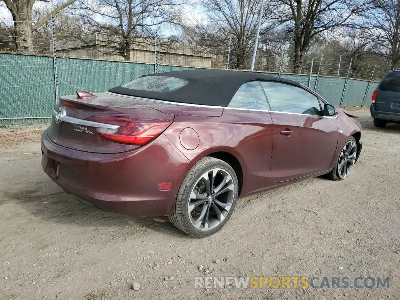 3 fotografías del automóvil dañado W04WH3N5XKG351544 BUICK CASCADA 2019