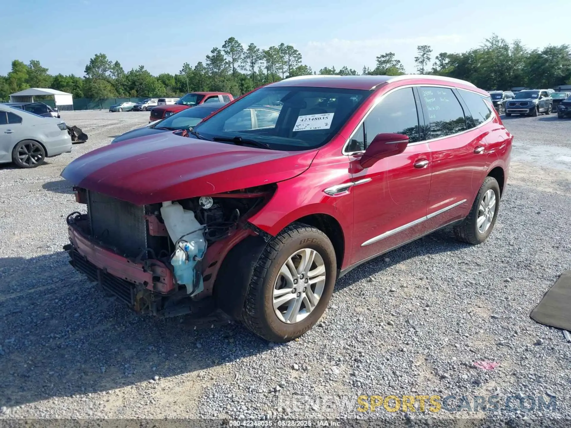2 fotografías del automóvil dañado 5GAERBKW0KJ188400 BUICK ENCLAVE 2019