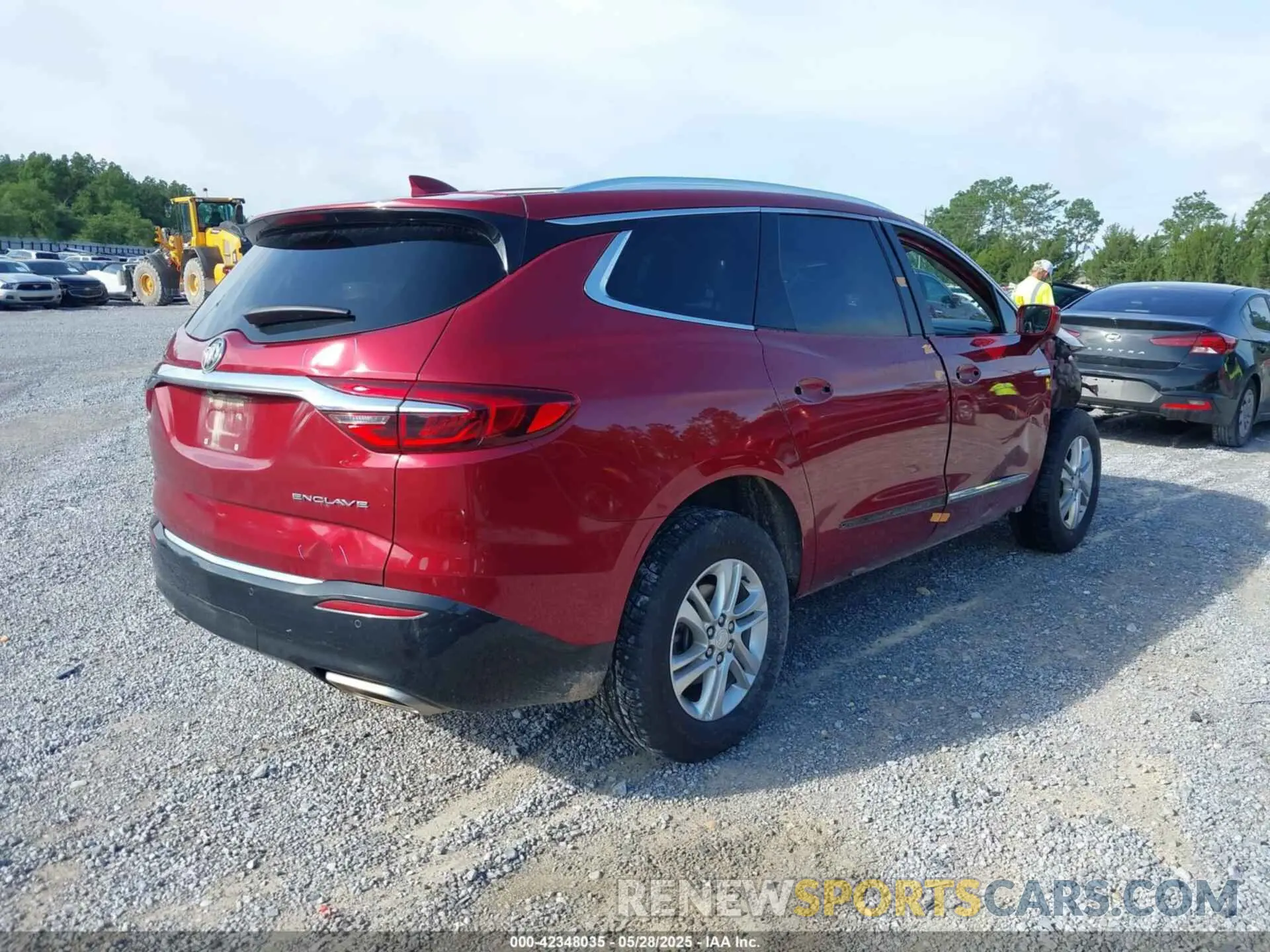 4 fotografías del automóvil dañado 5GAERBKW0KJ188400 BUICK ENCLAVE 2019