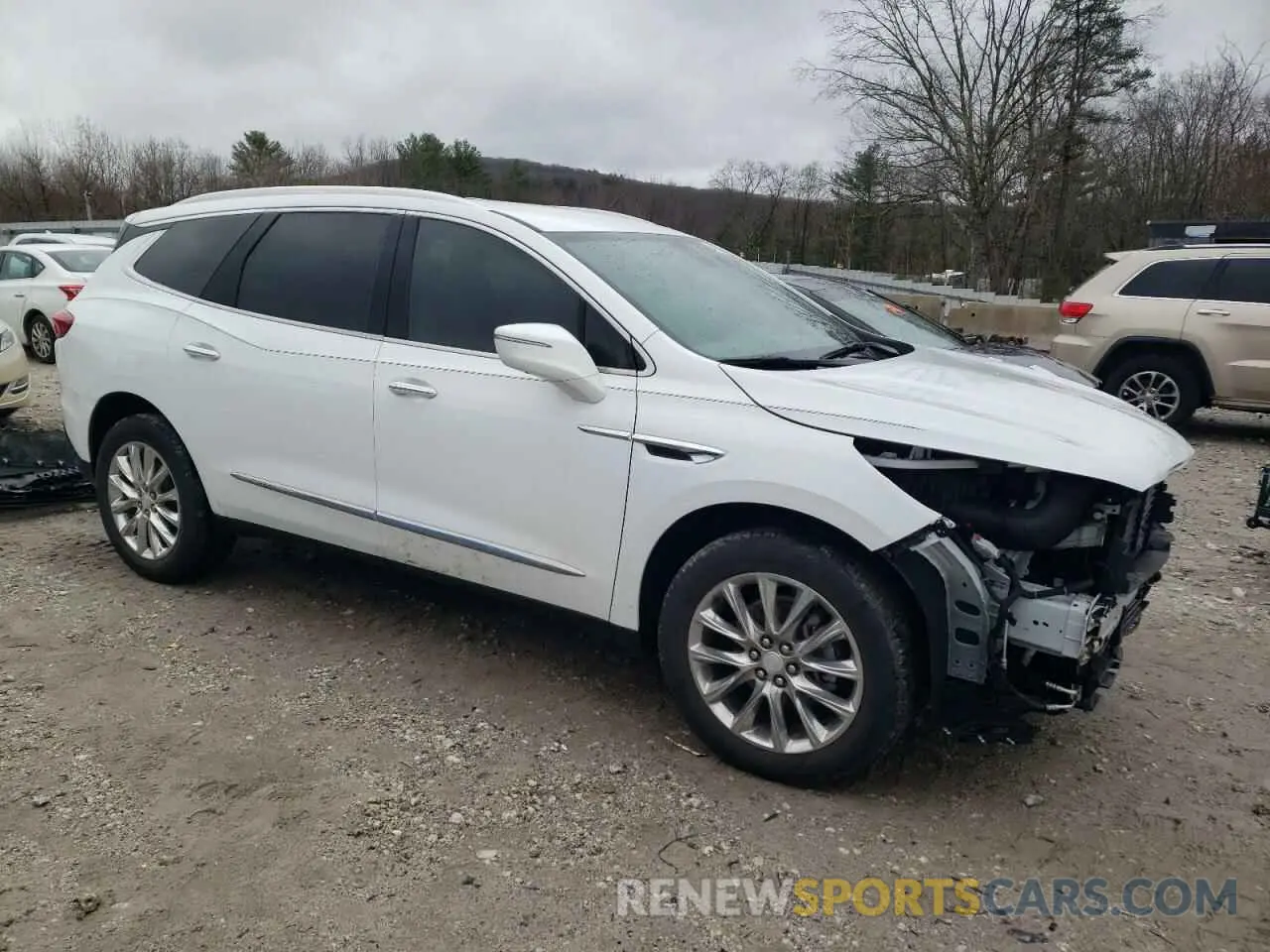 4 fotografías del automóvil dañado 5GAERCKW5KJ309833 BUICK ENCLAVE 2019