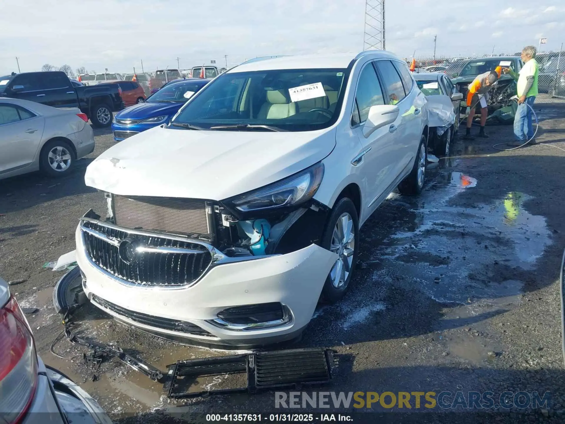 12 fotografías del automóvil dañado 5GAERCKW7KJ147591 BUICK ENCLAVE 2019