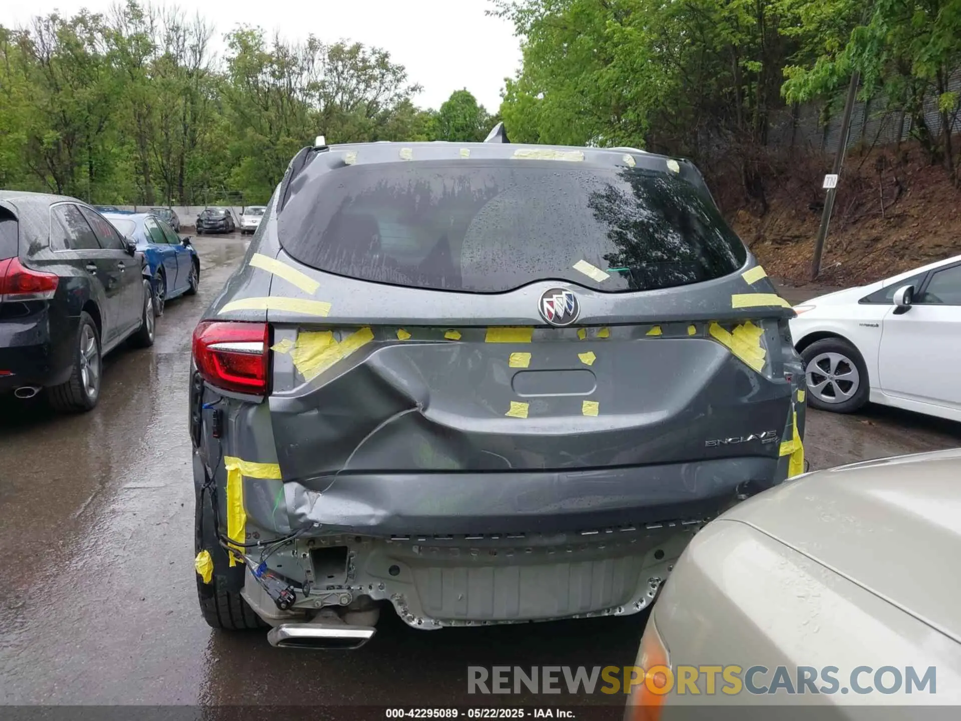 17 fotografías del automóvil dañado 5GAEVAKW5KJ287350 BUICK ENCLAVE 2019
