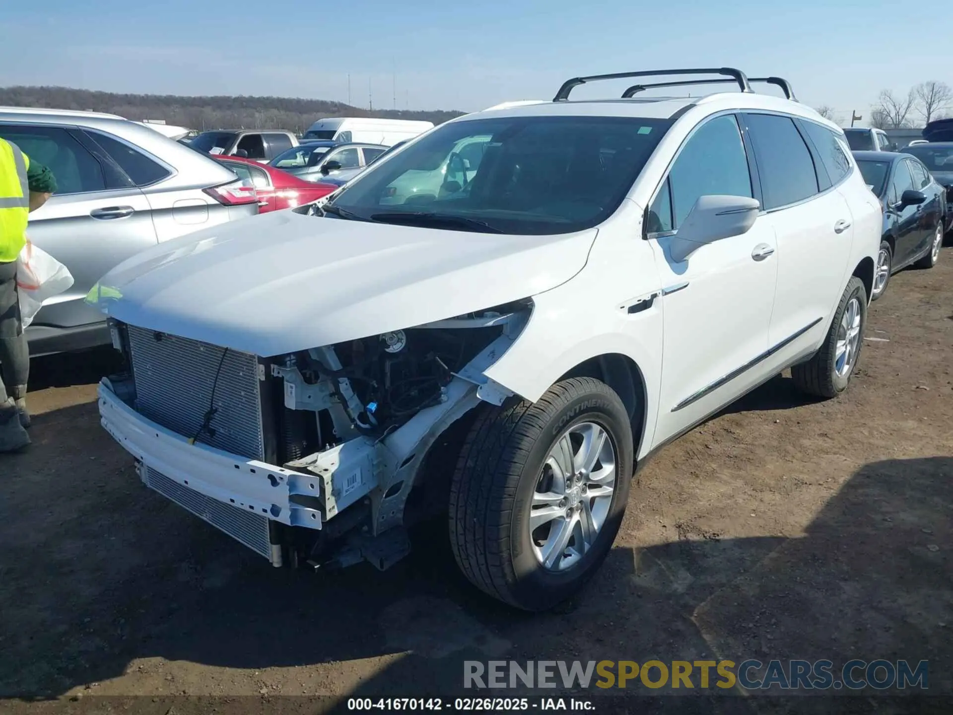 2 fotografías del automóvil dañado 5GAEVAKW5KJ302235 BUICK ENCLAVE 2019