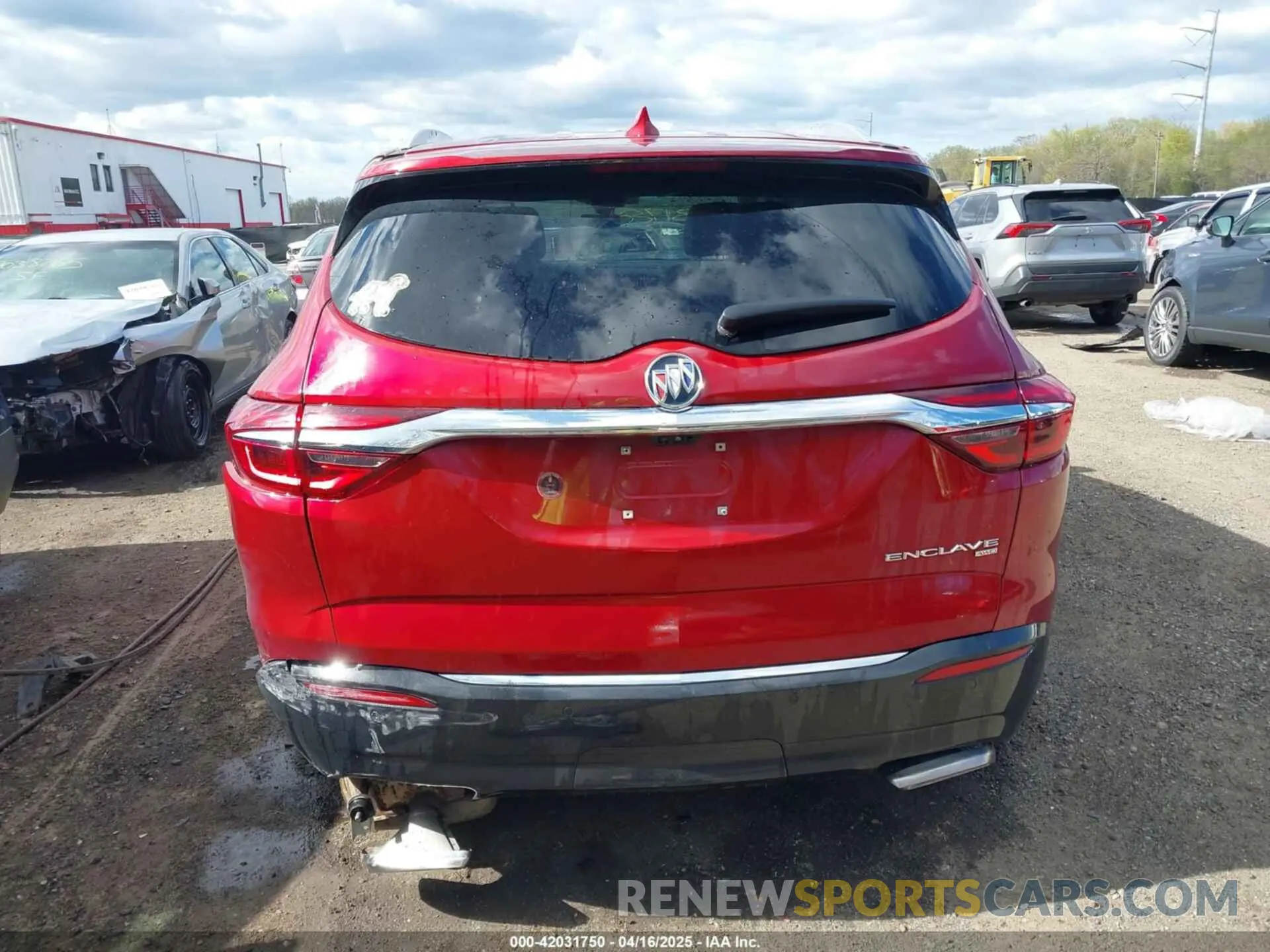 16 fotografías del automóvil dañado 5GAEVBKW6KJ298573 BUICK ENCLAVE 2019