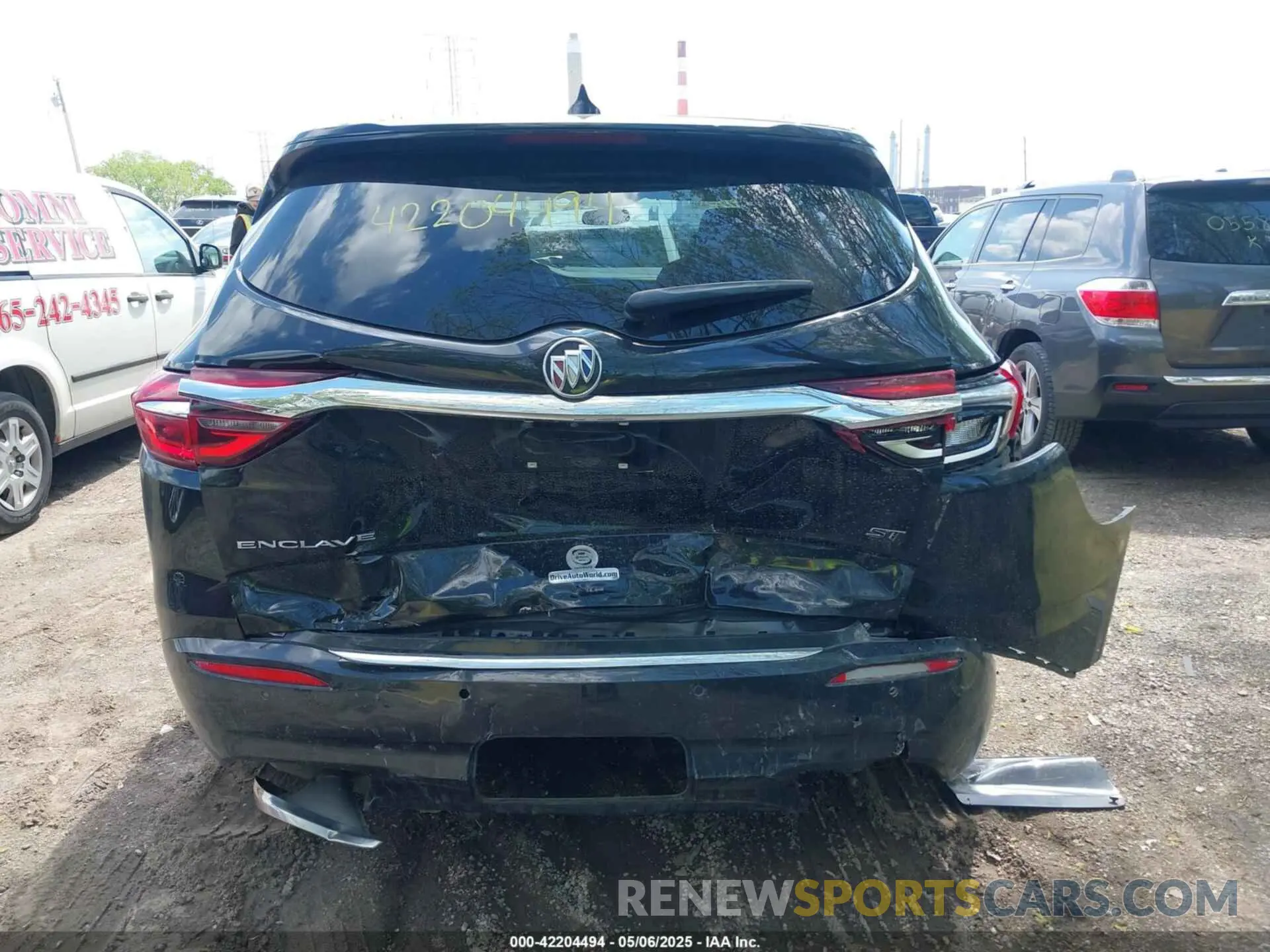16 fotografías del automóvil dañado 5GAERBKW0LJ132281 BUICK ENCLAVE 2020