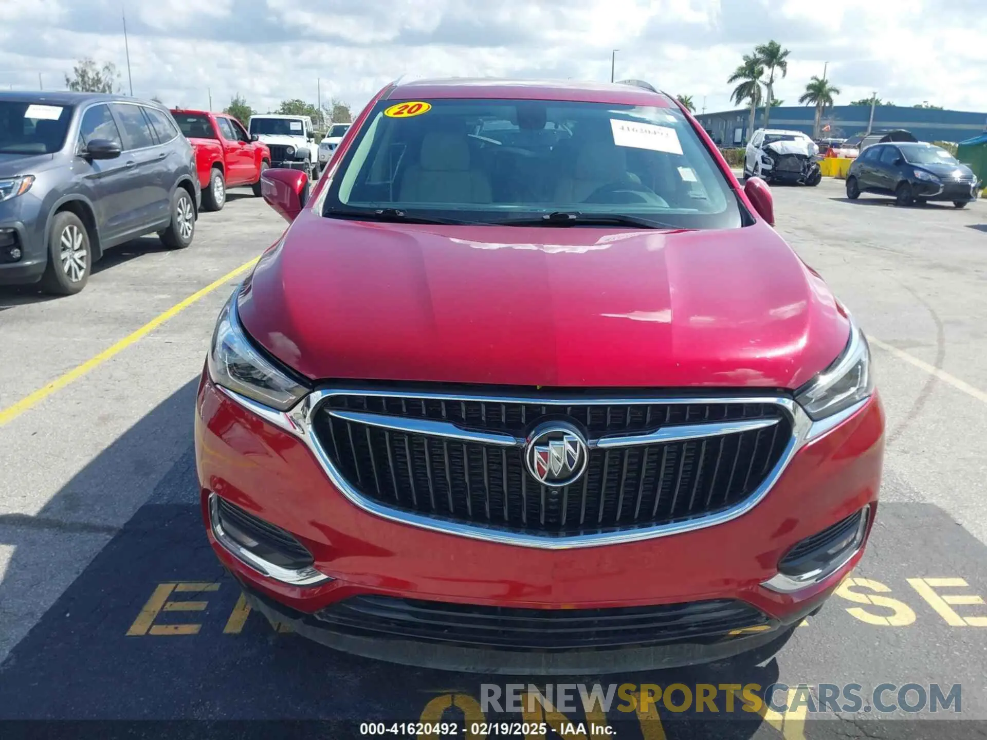 6 fotografías del automóvil dañado 5GAERBKW5LJ164627 BUICK ENCLAVE 2020